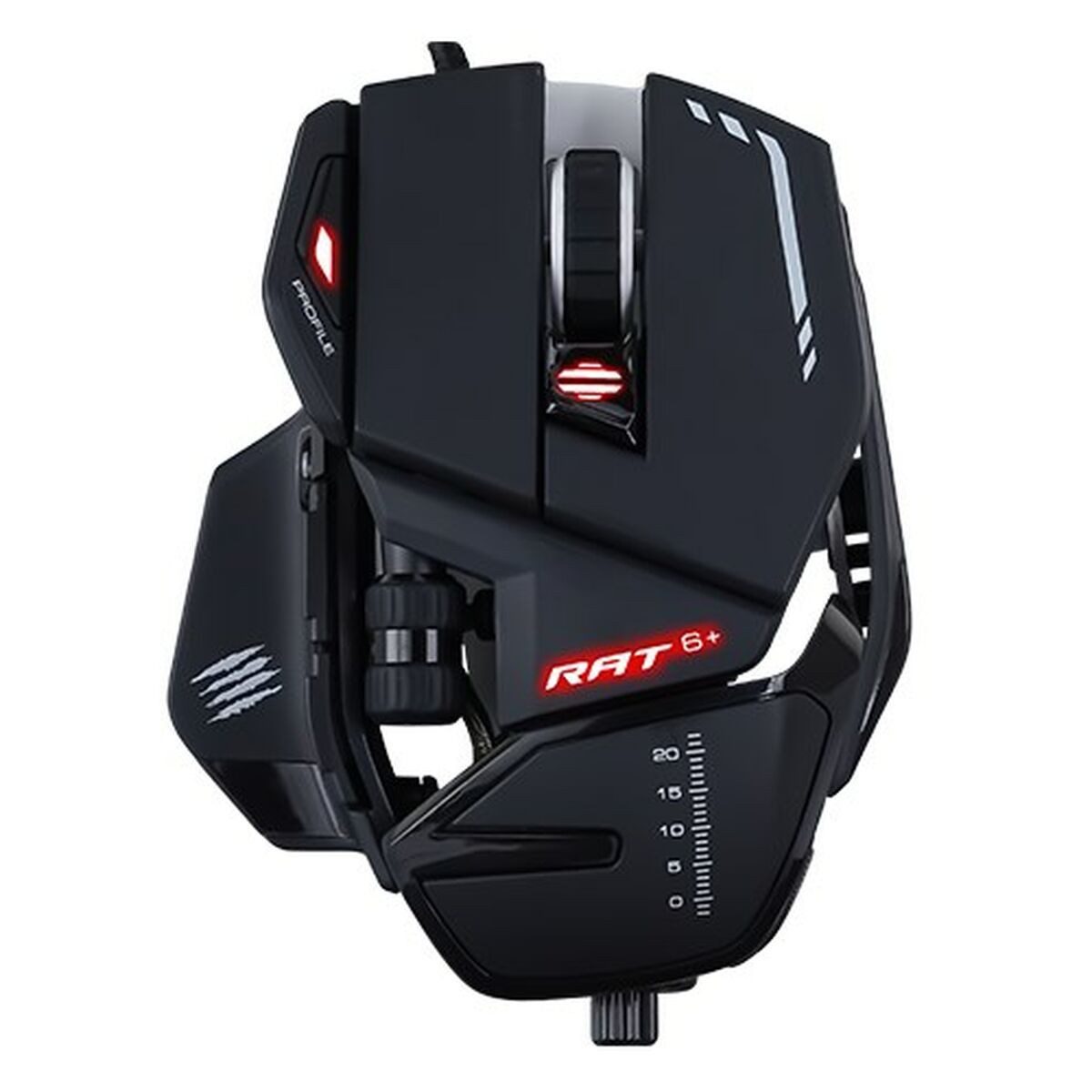 Mad Catz Maus (Drahtlose optische Maus Mad Catz MR04DCINBL000-0 Blau Schwarz Rot grün)