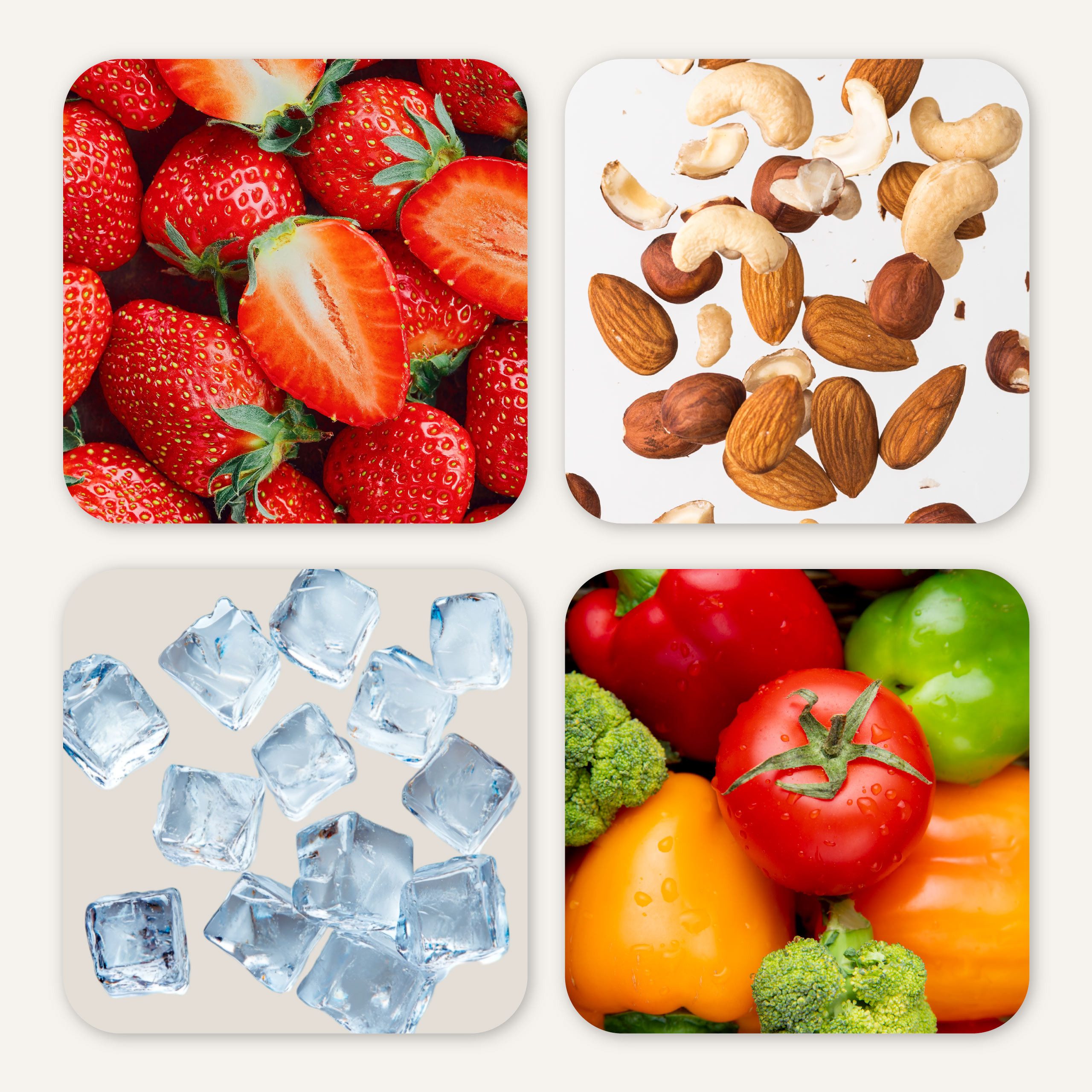 Zeegma Standmixer VITAMINE BASE, 300 W, Kompakt/Einfache Reinigung/2 Flaschen/Crushed Ice