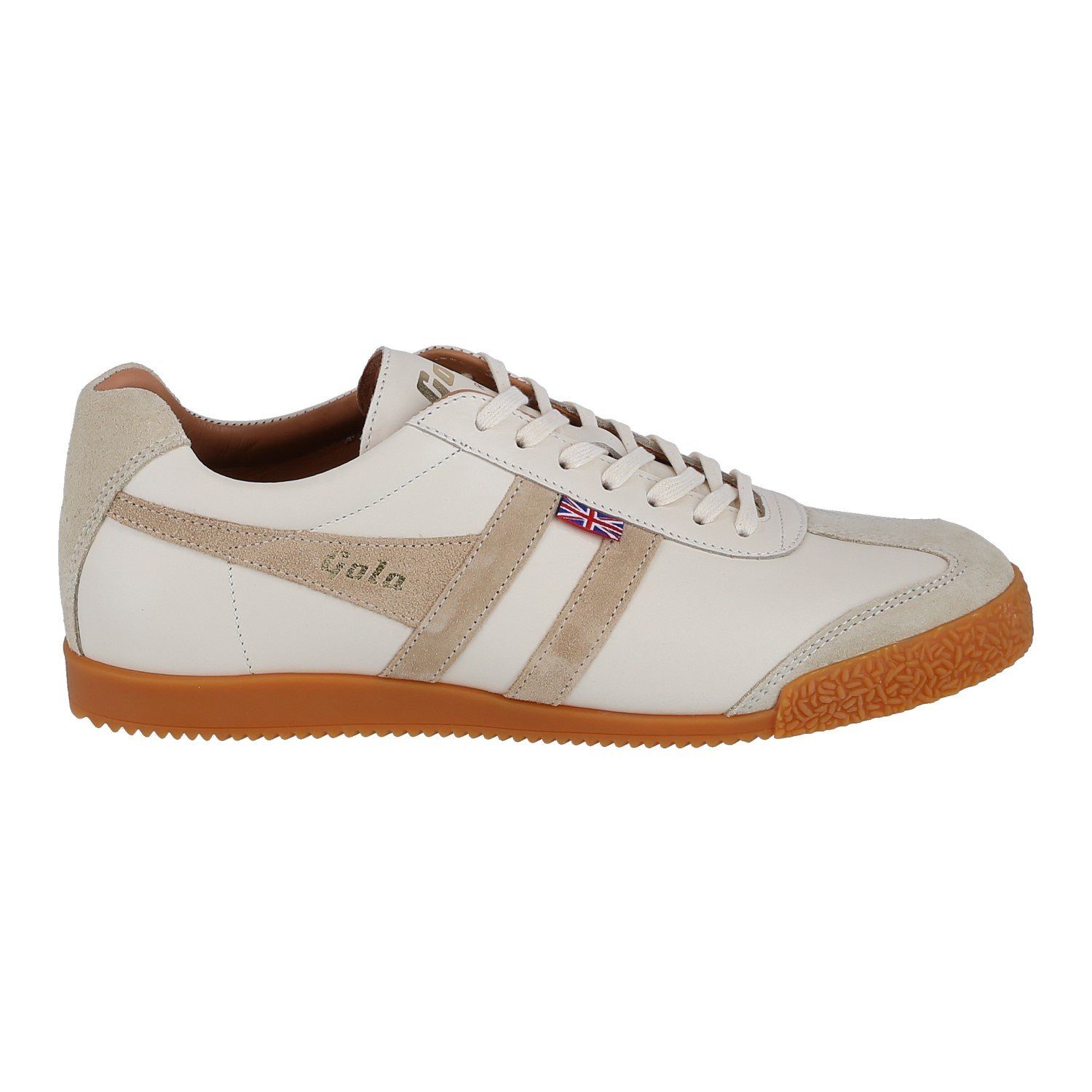 Gola Harrier Mayfair - Made in England - weiss/beige Herren Sneaker