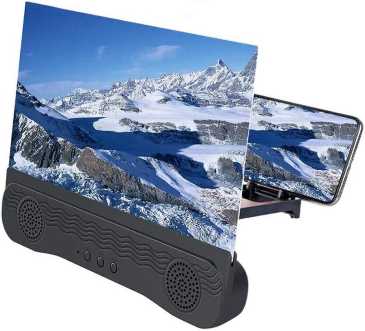 Lupenbrille Handy Bildschirm Vergrößerungsglas 12 Zoll Faltbar Für Smartphones