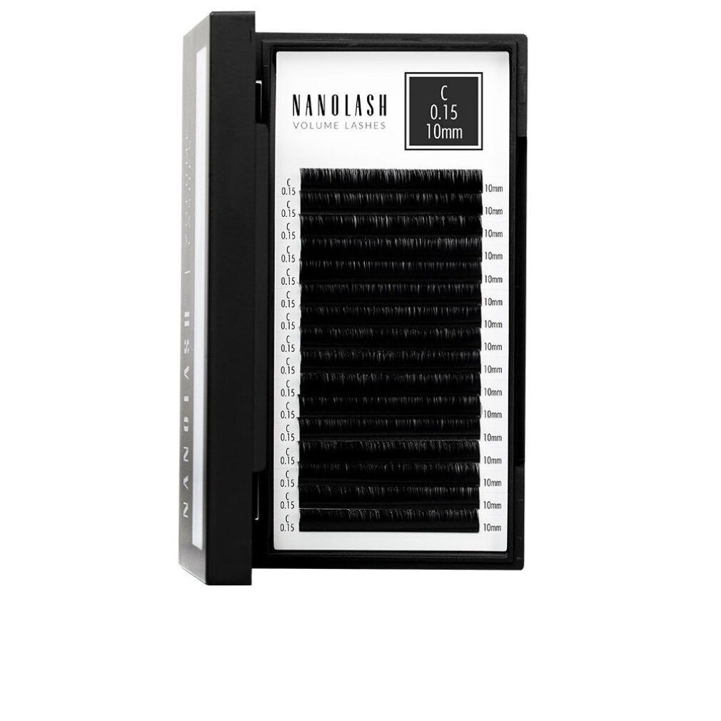 Nanolash Einzelwimpern VOLUME LASHES falsche Wimpern 0,15 C #10 mm 1 u