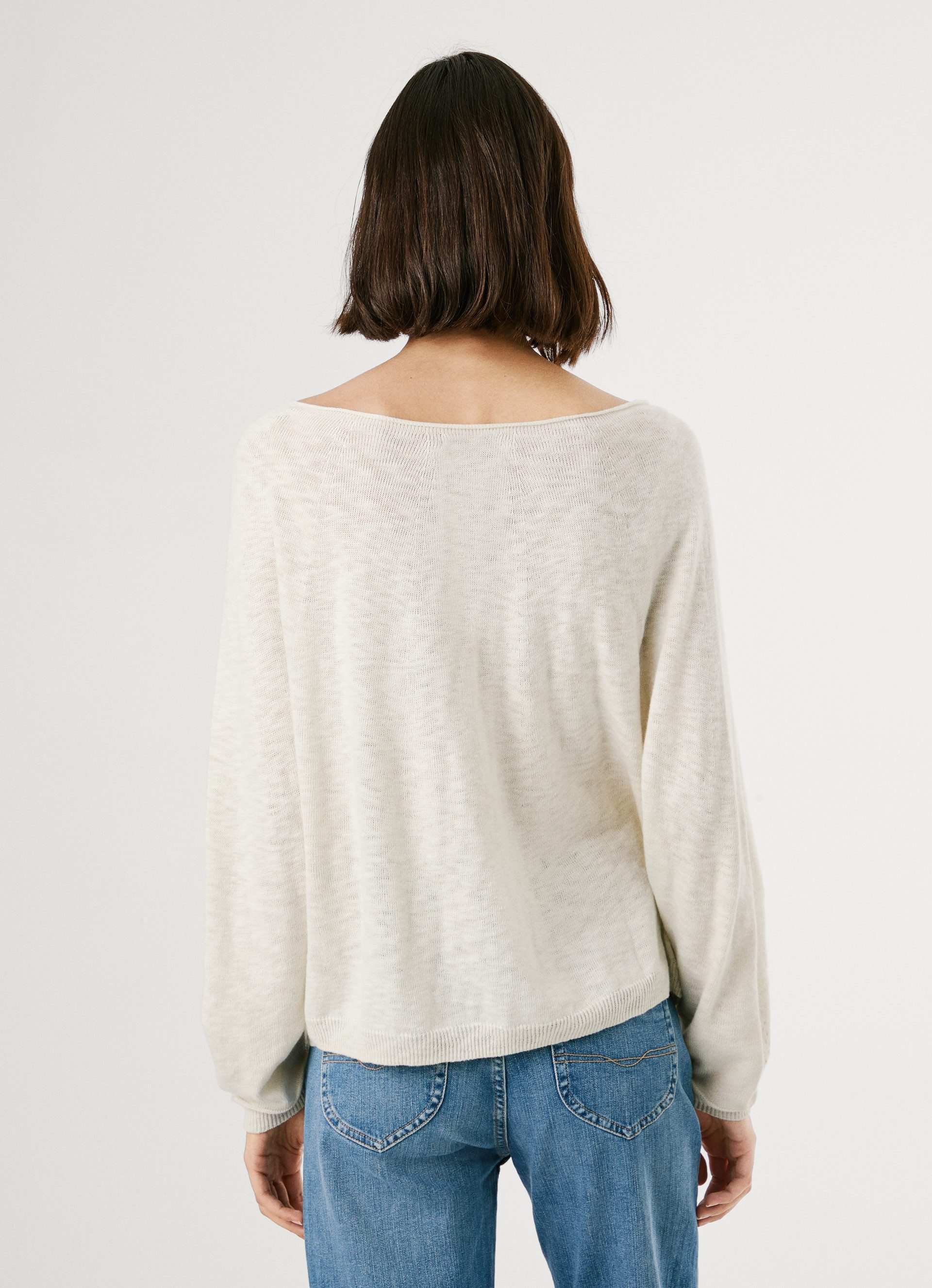 Pepe Jeans Strickpullover CANDELA mit Ajourstrickmuster