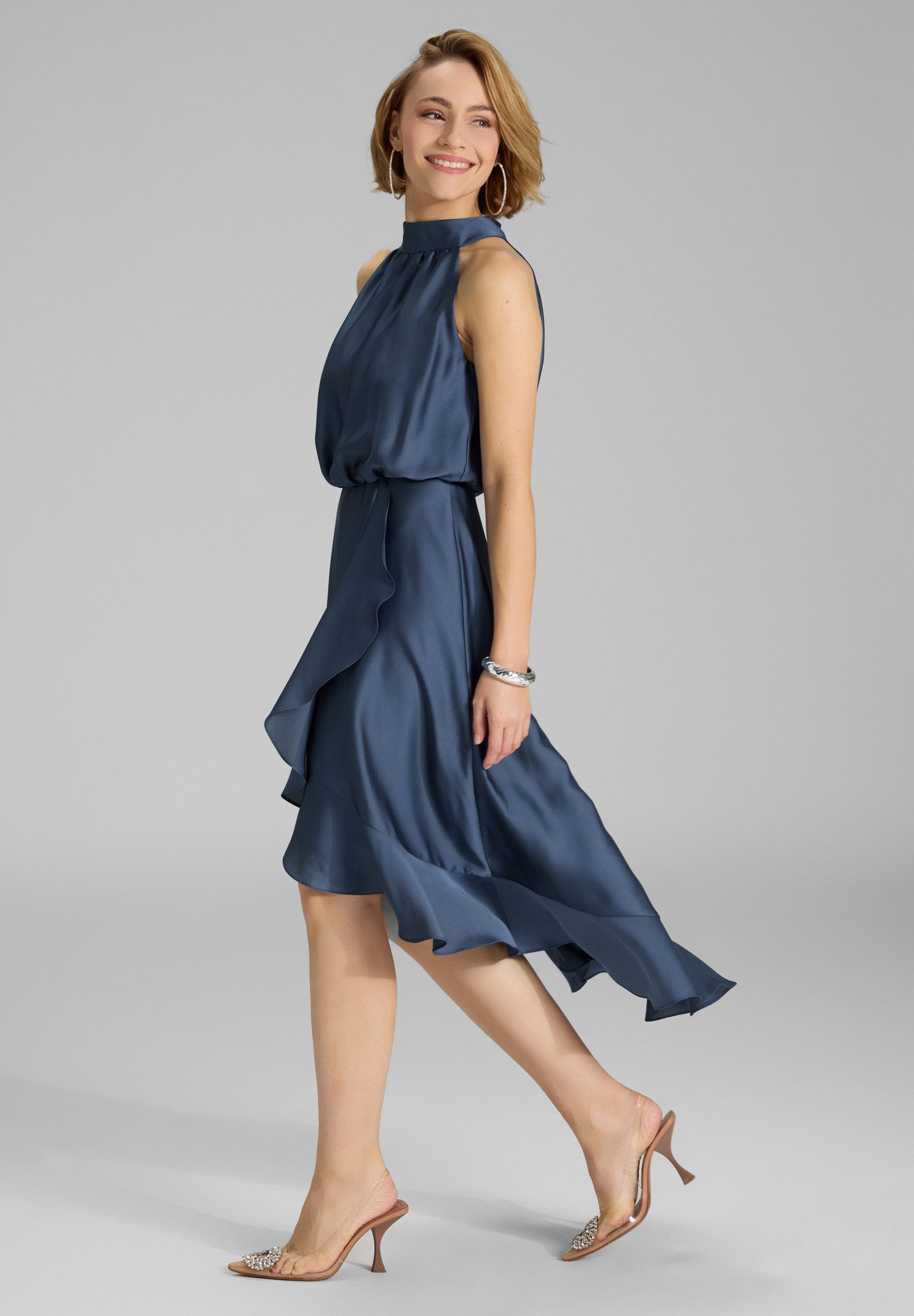 SWING Cocktailkleid Lockere Passform mit ausgestelltem günstig online kaufen