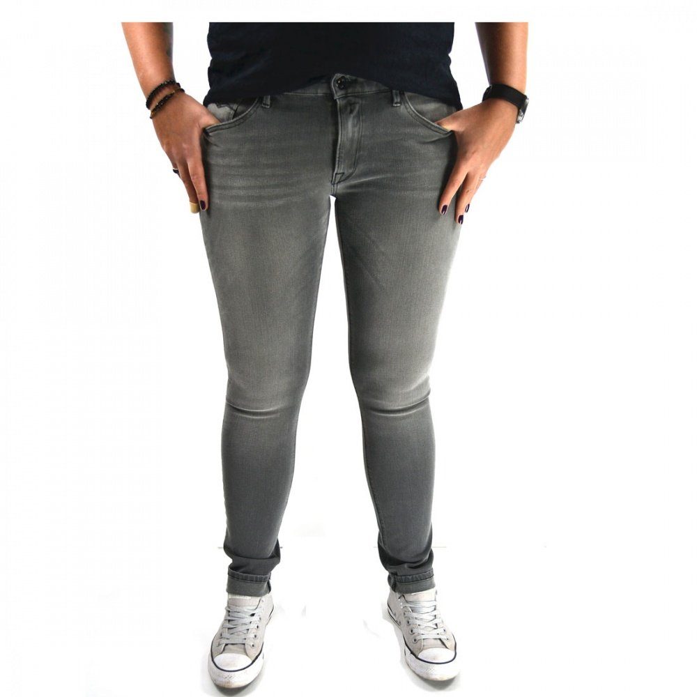 Replay Slim-fit-Jeans Replay Damen Hose Jeans LUZ Hyperflex™ Skinny Fit  Denim grau, Die nonplusultra Damenjeans von Replay! Schwarz (Black Denim)