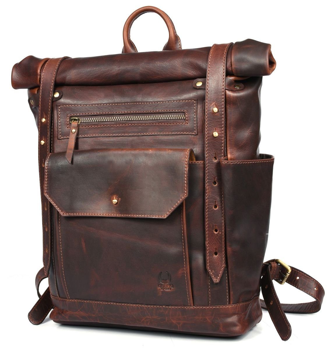 Corno d´Oro Rucksack Herren Leder Groß günstig online kaufen