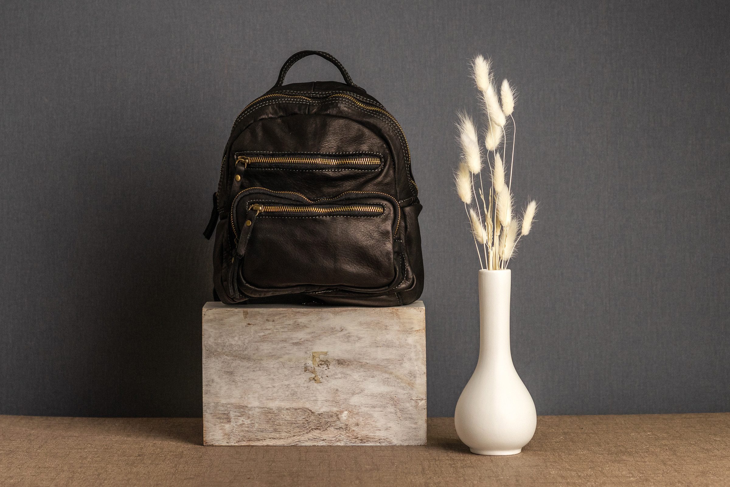 Cluty Cityrucksack, echt Leder, Made in günstig online kaufen