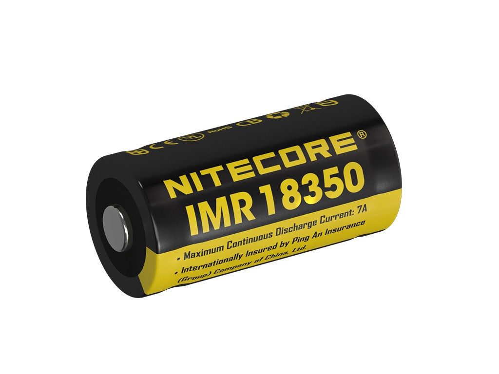 Nitecore Nitecore IMR 18350 - 700mAh, 3,6V - 3,7V (7A) Li-Ion-Akku Akku 700 mAh (3,7 V)