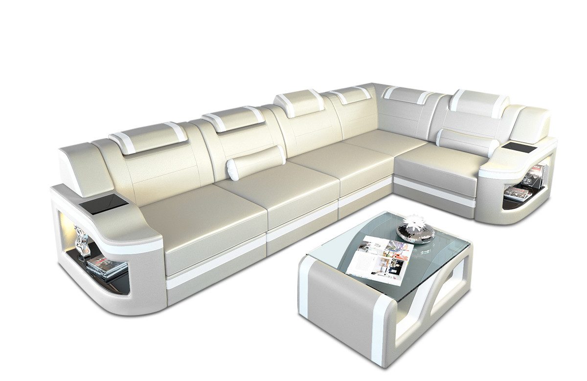 Sofa Dreams Ecksofa Ledersofa Padua L günstig online kaufen