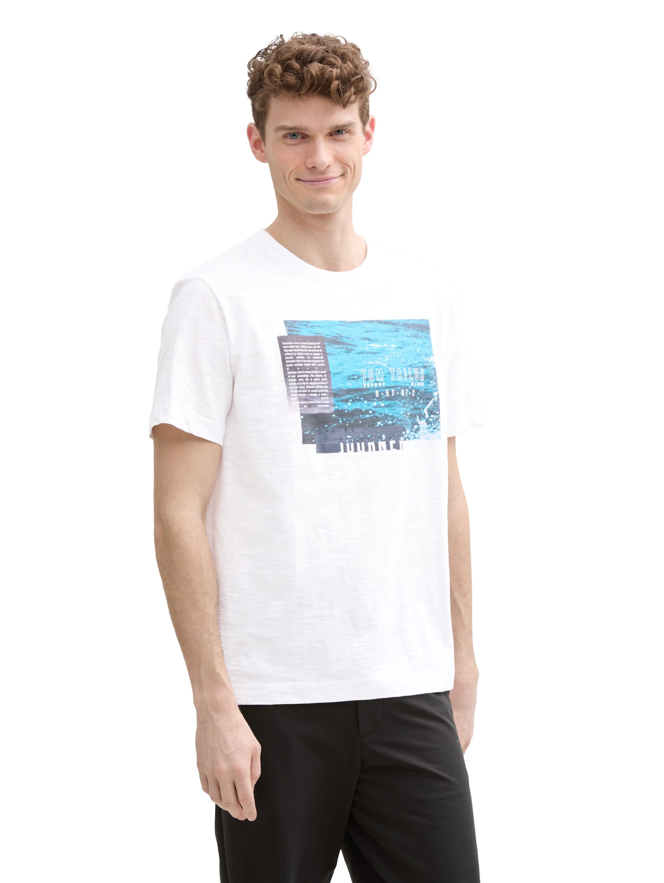 TOM TAILOR T-Shirt mit Front Print günstig online kaufen