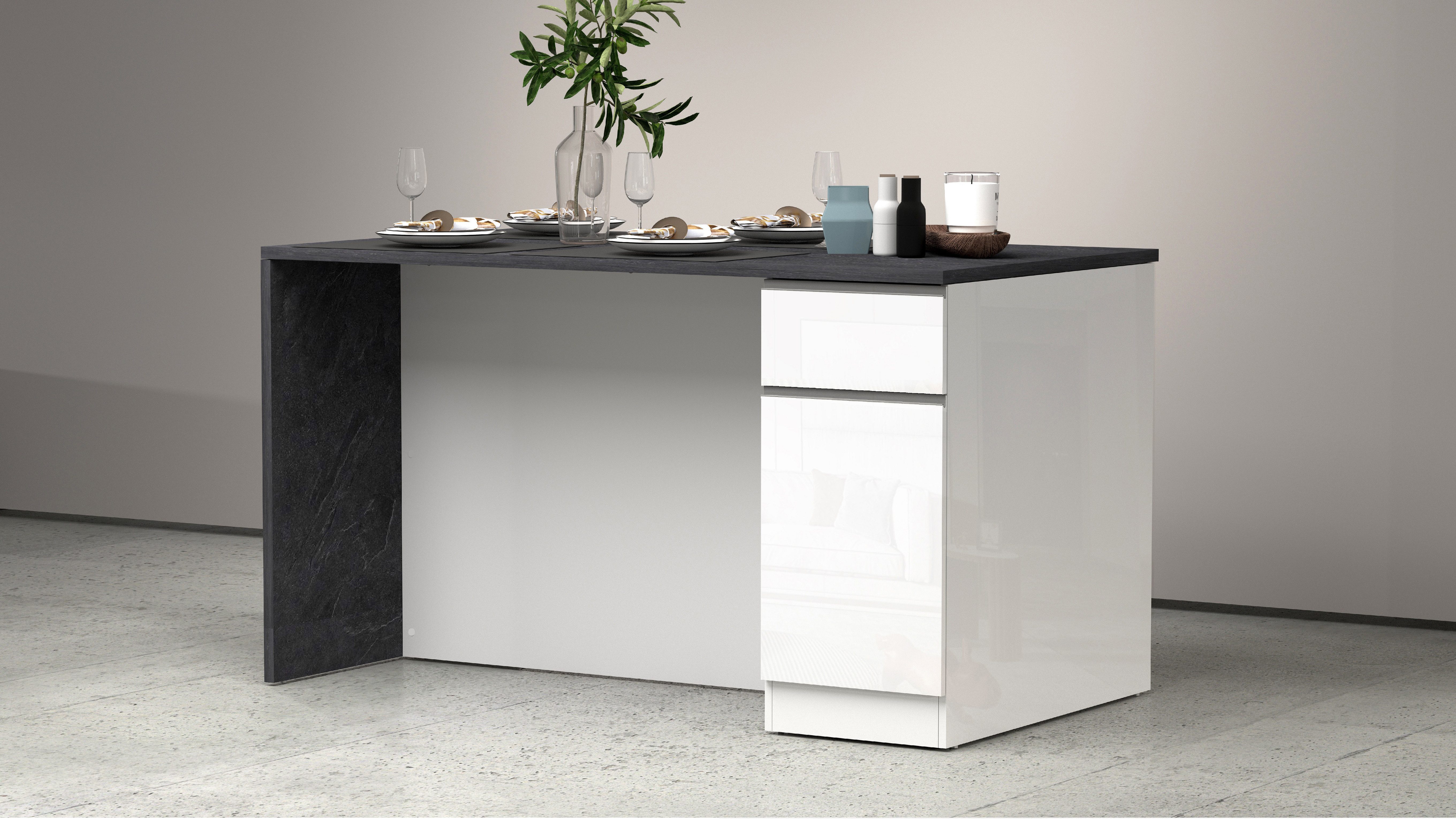 KOCHSTATION Kücheninsel Sole,Kochinsel,Küchenarbeitsblock,Inselküche,Arbeit günstig online kaufen