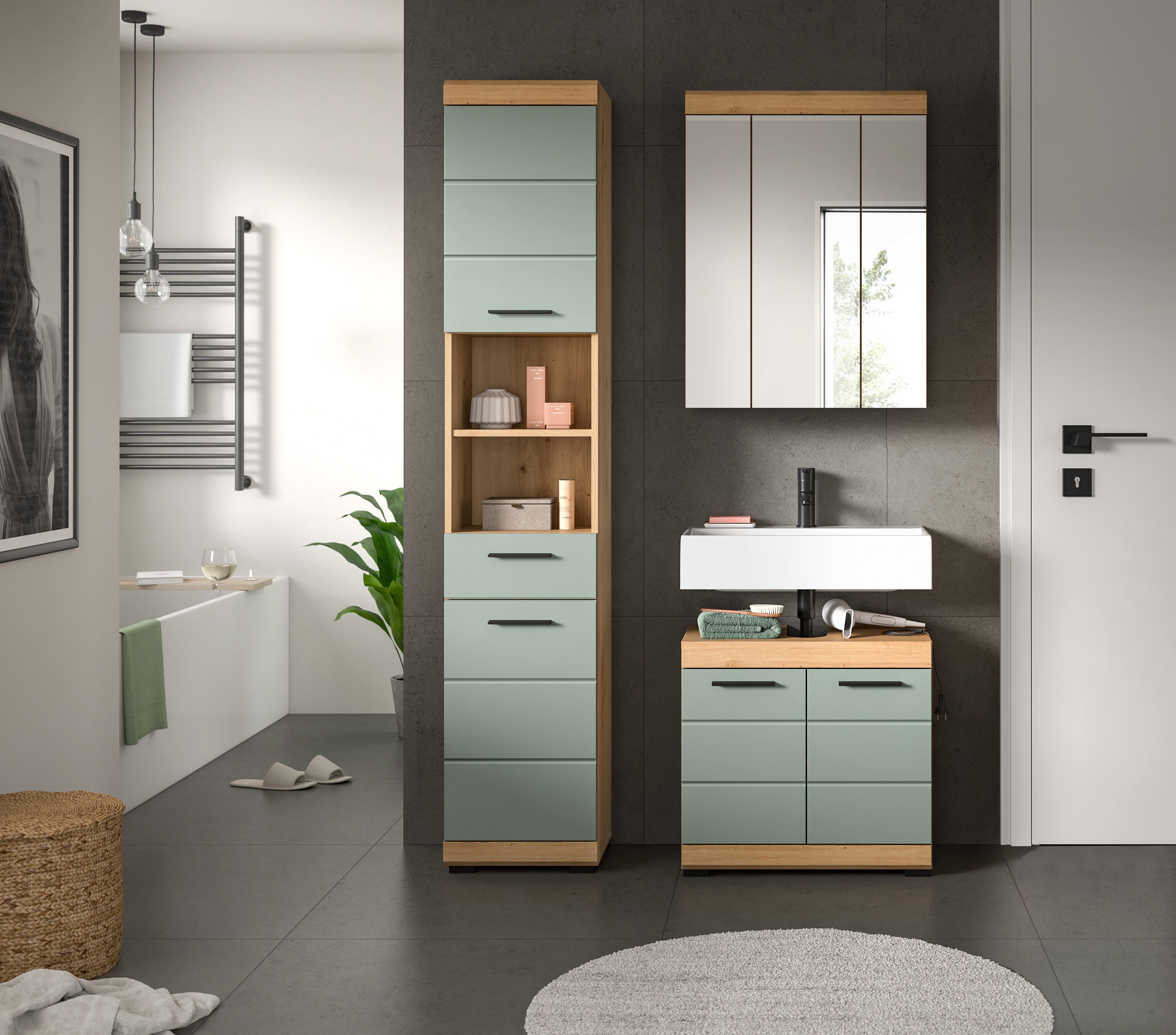 INOSIGN Badmöbel-Set Siena, 3 teilig, bestehend aus:, (Set, 3-St., TOPSELLE günstig online kaufen