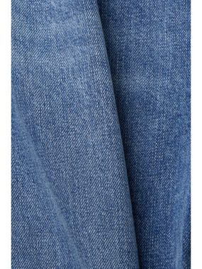 edc by Esprit 7/8-Hose Mom-Jeans mit hohem Bund, Baumwollmix