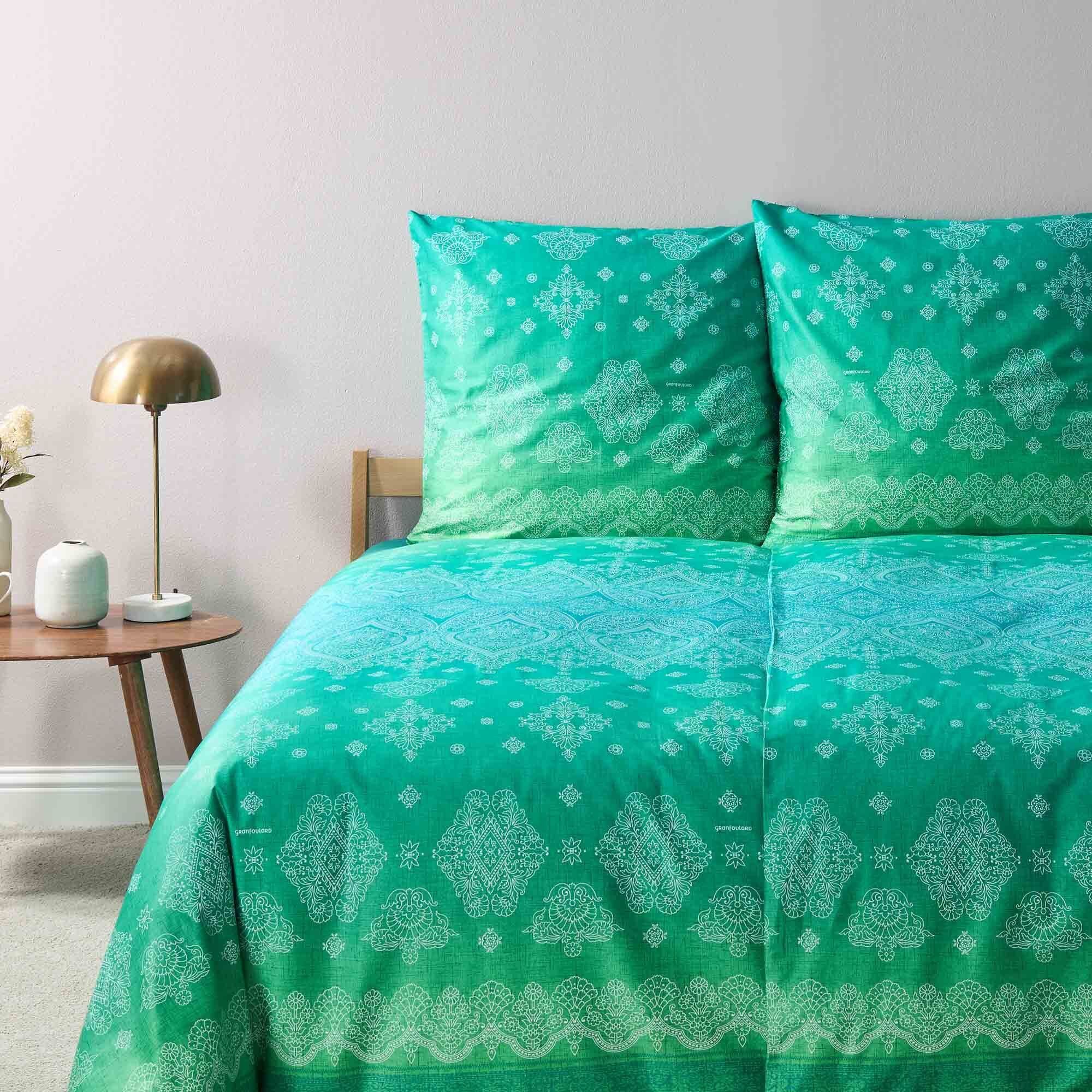 Bassetti Bettwäsche KERALA, Satin, 3 teilig, aus satinierter Baumwolle