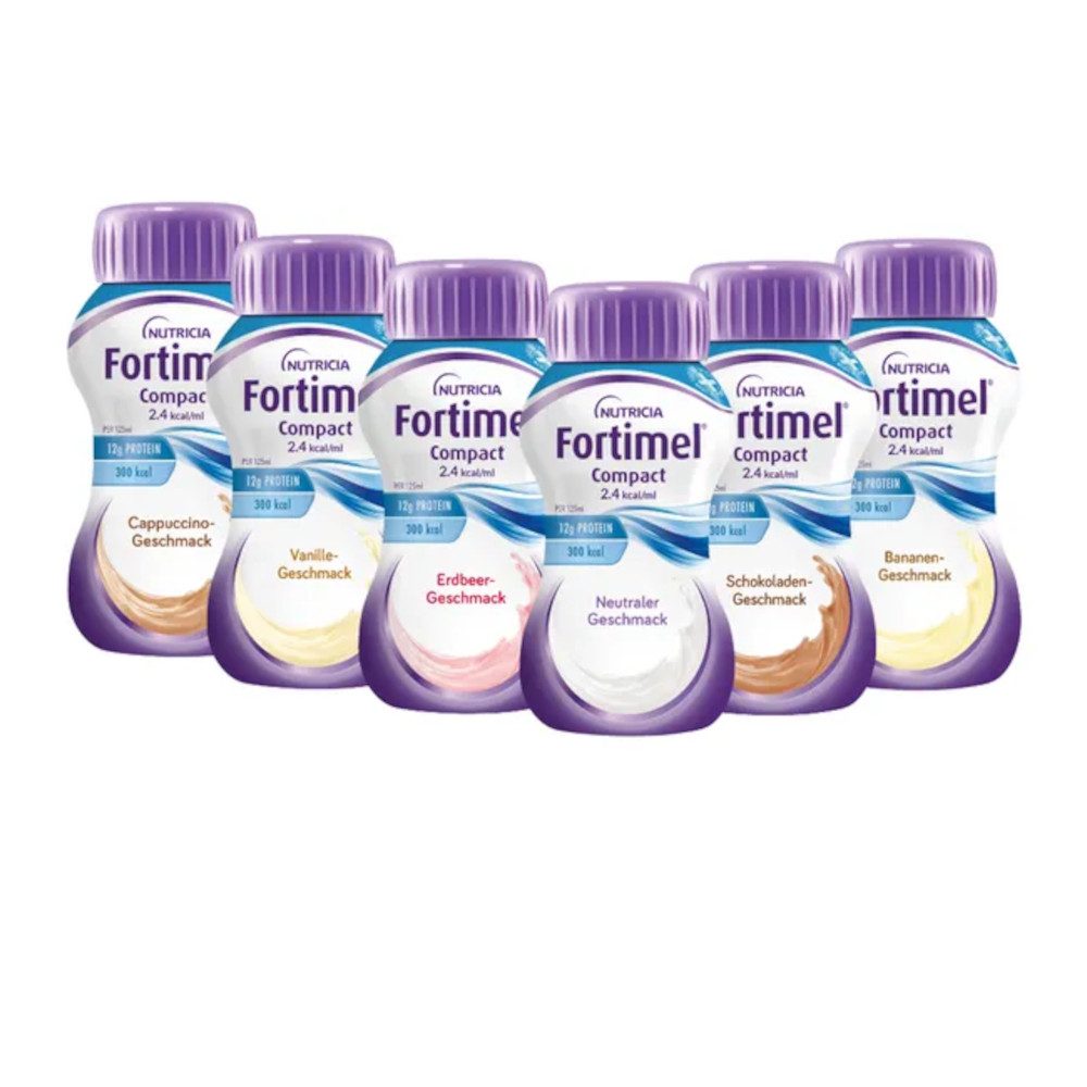 Nutricia Milupa GmbH Trinkbeutel Fortimel Compact 2.4 Mischkarton 125 ml (8 x 4 x 125 Milliliter)