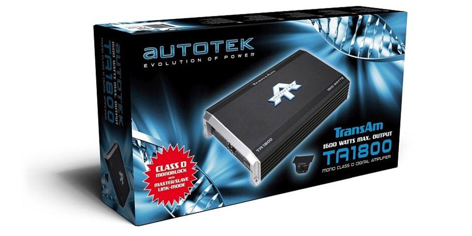 Autotek TA 1800 Monoblock Vollverstärker Endstufe Auto Verstärker 1-Kanal