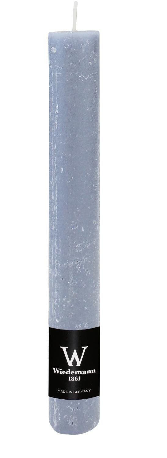 INNA-Glas Tafelkerze AURORA, graublau, 28cm, Ø3,5cm, 30h - Made in Germany
