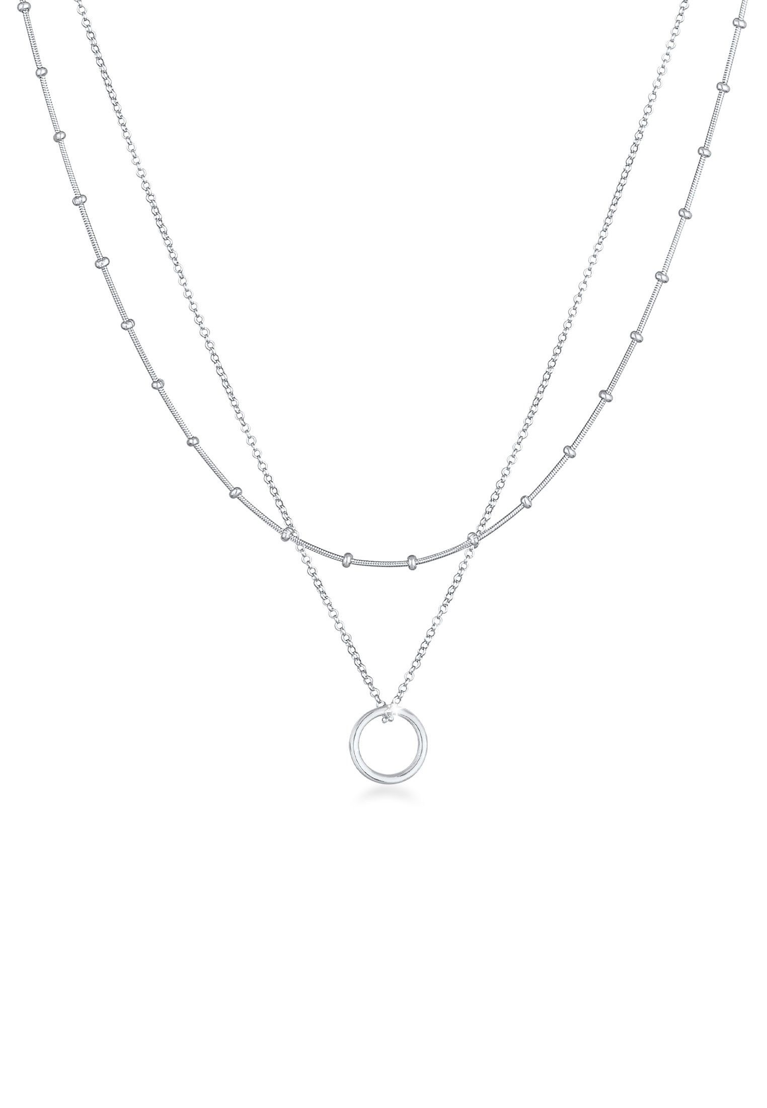 Elli Gliederkette Layer Kugelkette Kreis Rund 925 Silber günstig online kaufen