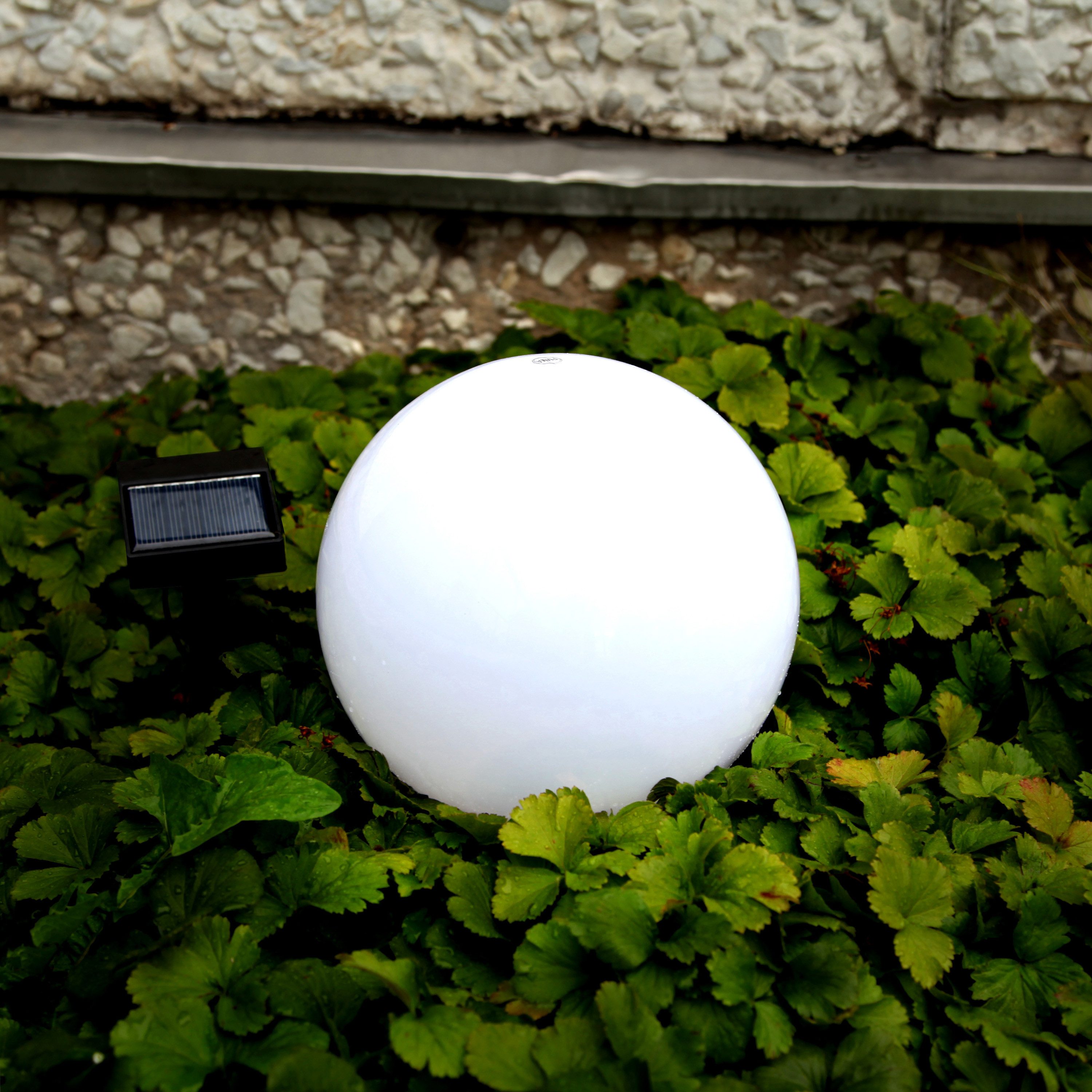 STAR TRADING LED Solarleuchte Globus, Solar-Gartenleuchte Globus, 20x35cm