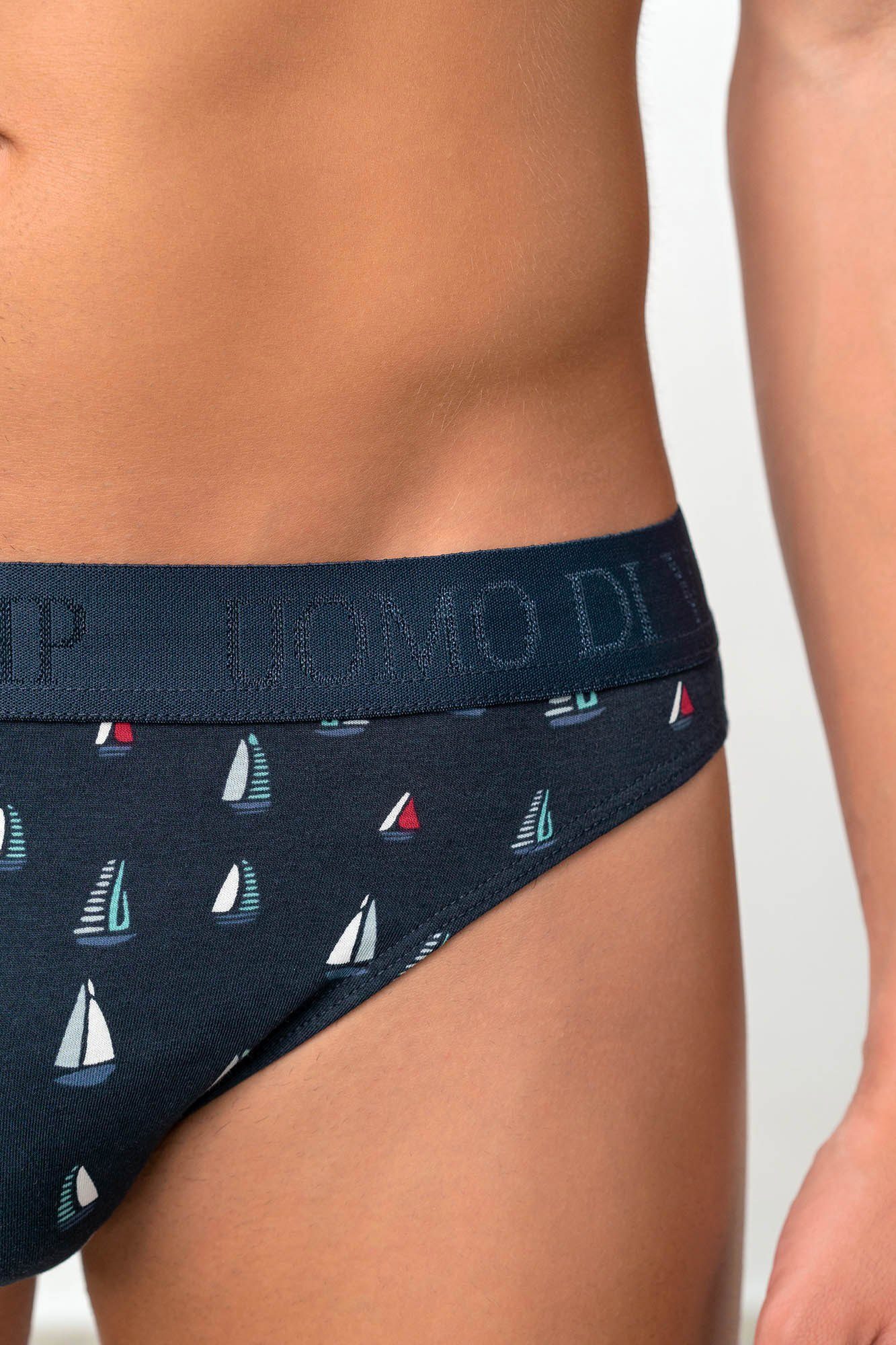 Vamp Slip UOMO di VAMP (Set, 2-St., Set) Herren 2er Pack Rio-Slips Baumwolle blau