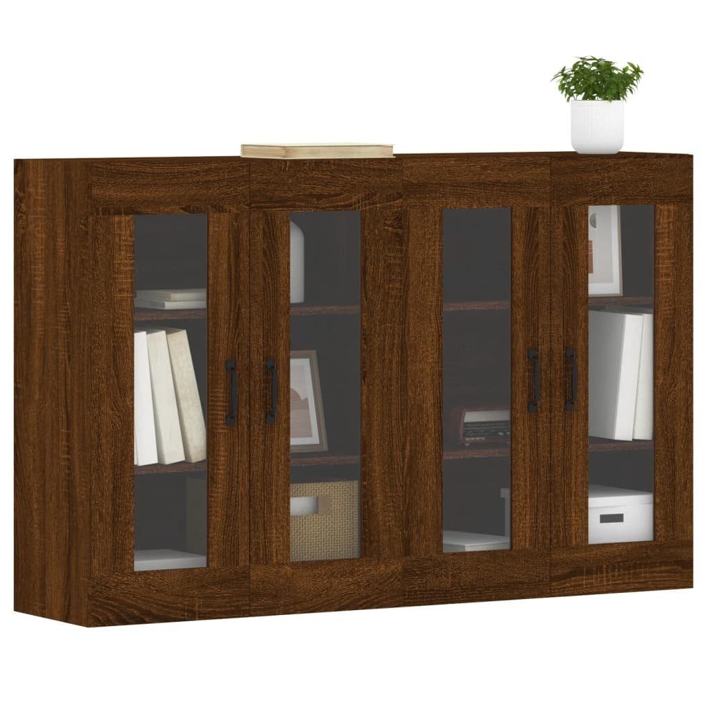 vidaXL Sideboard Wandschränke 2 Stk. Braun günstig online kaufen