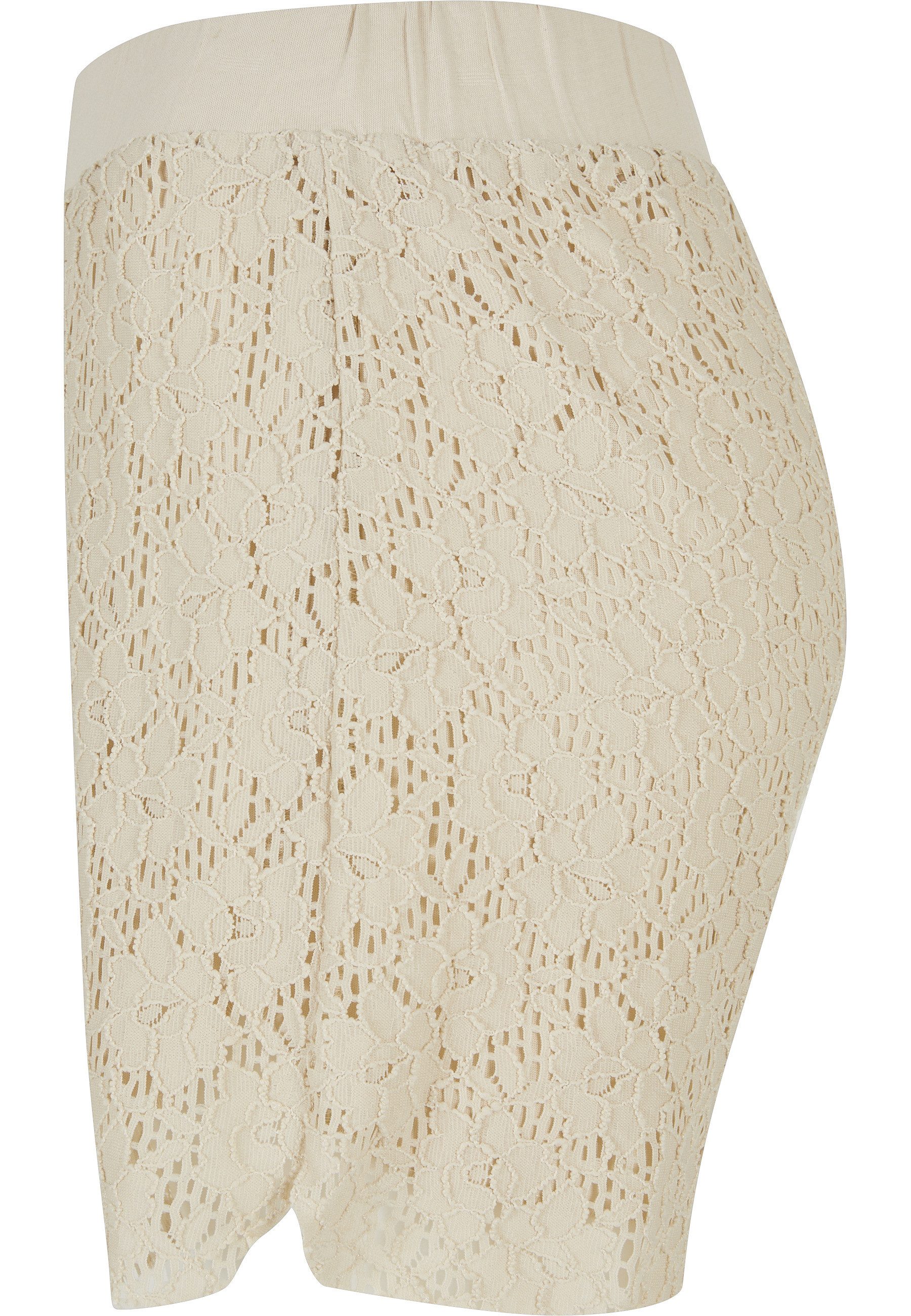 URBAN CLASSICS Stoffhose Urban Classics Damen Ladies Laces Shorts (1-tlg)