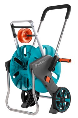 GARDENA Schlauchwagen Schlauchtrommel Clever Roll M Easy, Frostsicher, inkl. Standfuß, für 60m Schlauch