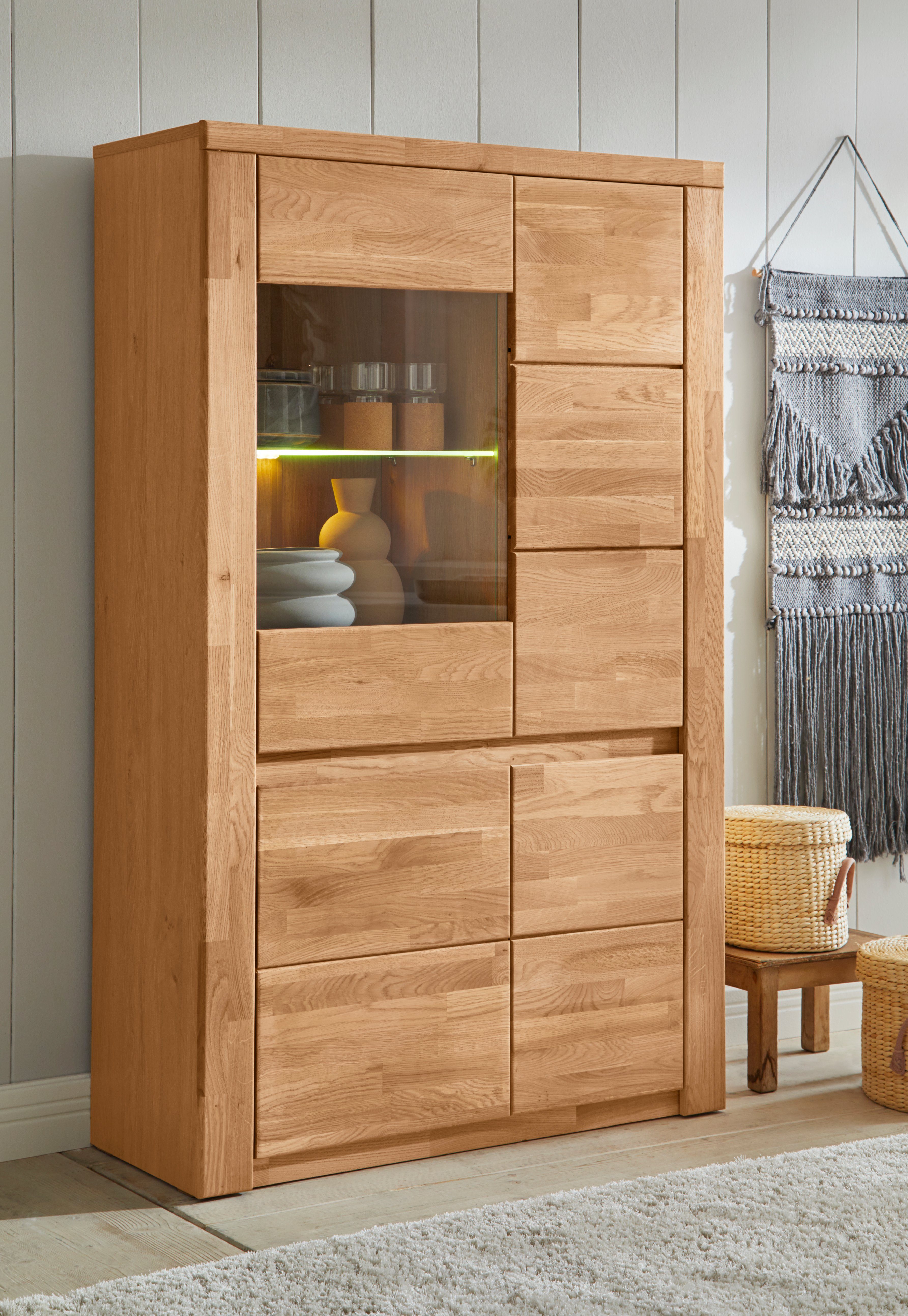 Home affaire Vitrine Burani grifflose Optik günstig online kaufen