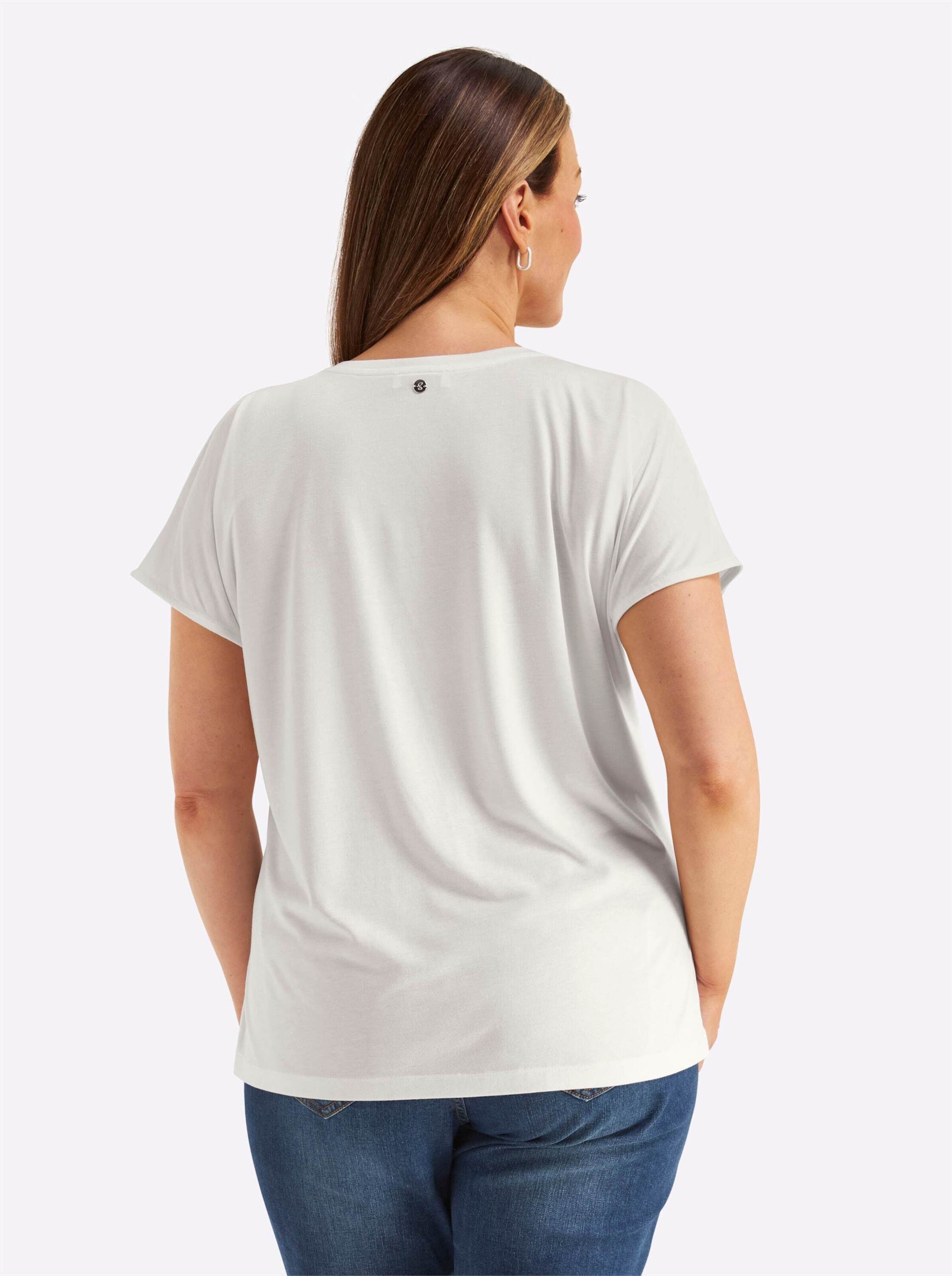 Sheego T-Shirt Halbarmshirt Kurzarm