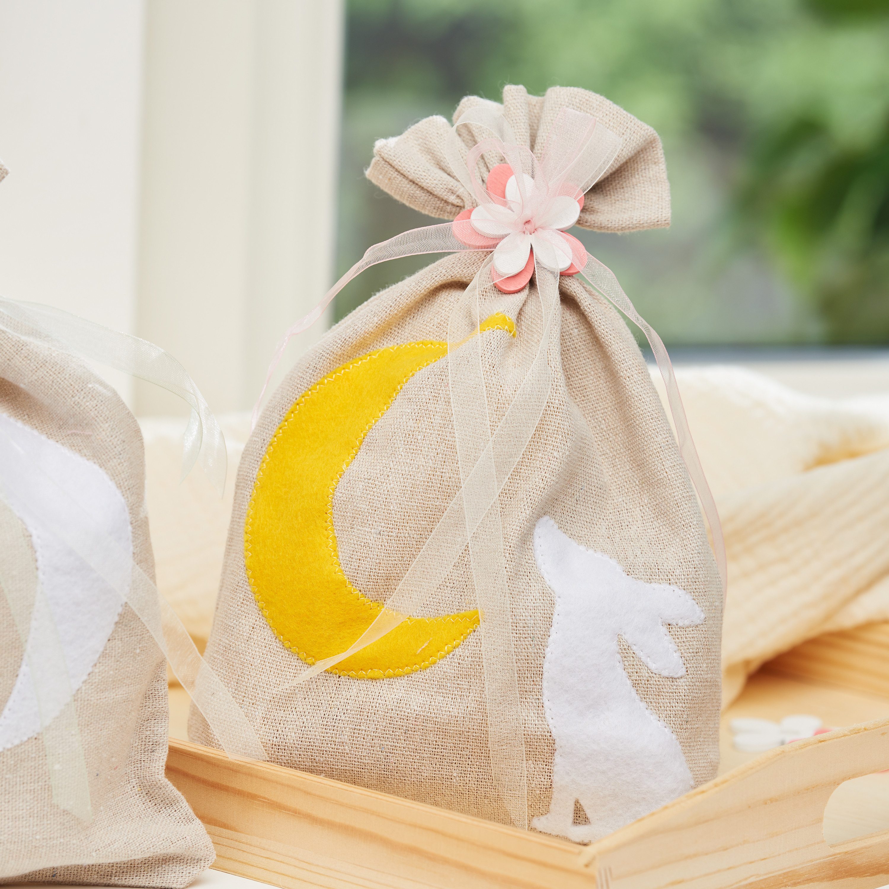 VBS Kalender zum Selbstbasteln Beutel mit Zugband, 26 x 19 cm, 2 Stück