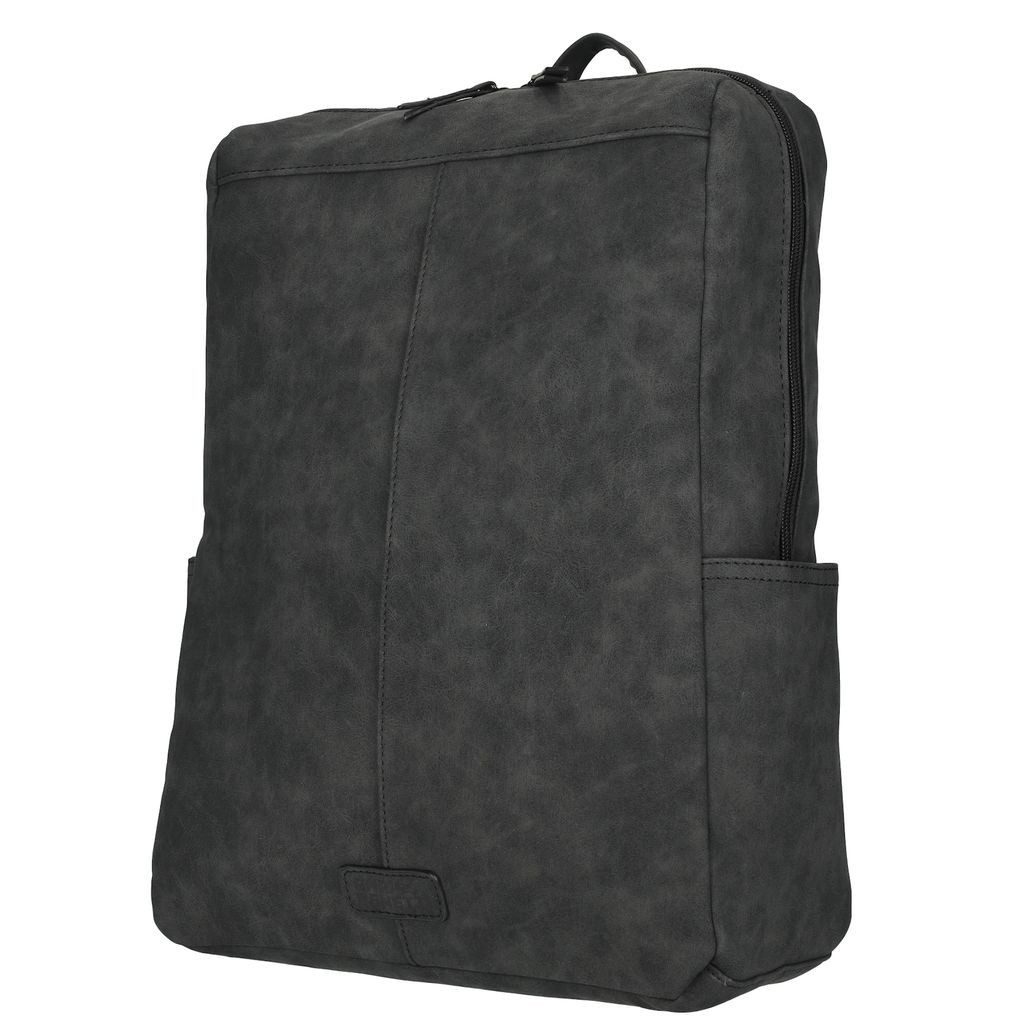 Christian Wippermann Cityrucksack Kleiner Rucksack Fahrradrucksack Leder Optik (1 tlg, 1-tlg), Kurier Schulrucksack Bag