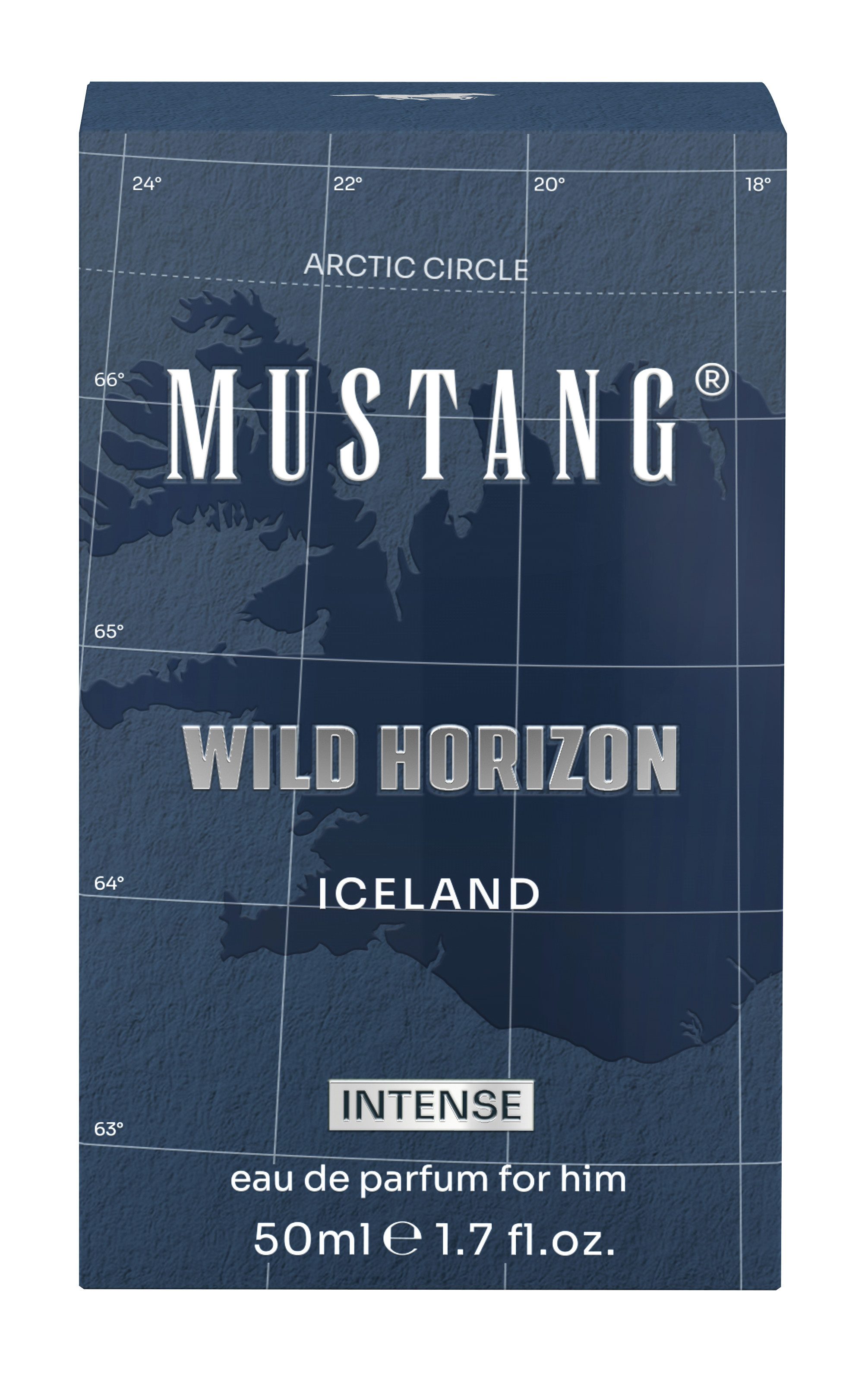 MUSTANG Eau de Parfum WILD HORIZON ICELAND FOR HIM EDP, 50ml