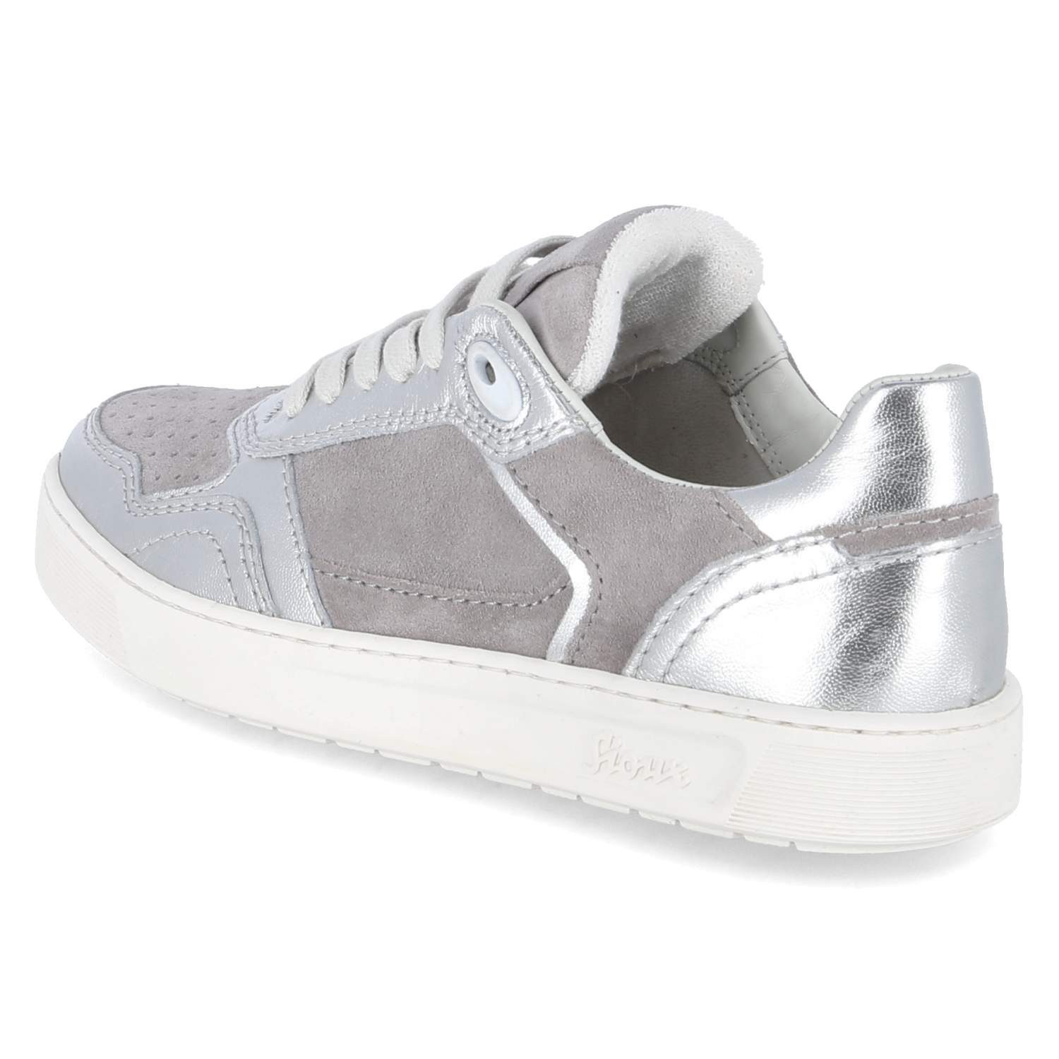 SIOUX Sioux 41216 Maites Sneakers Damen Leder silver Schnürschuh