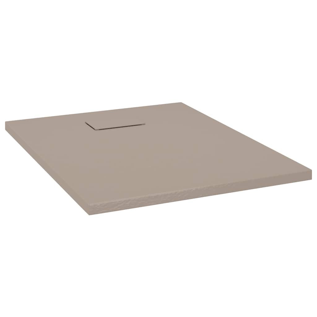 vidaXL Duschwanne Duschwanne SMC Braun 90x70 cm