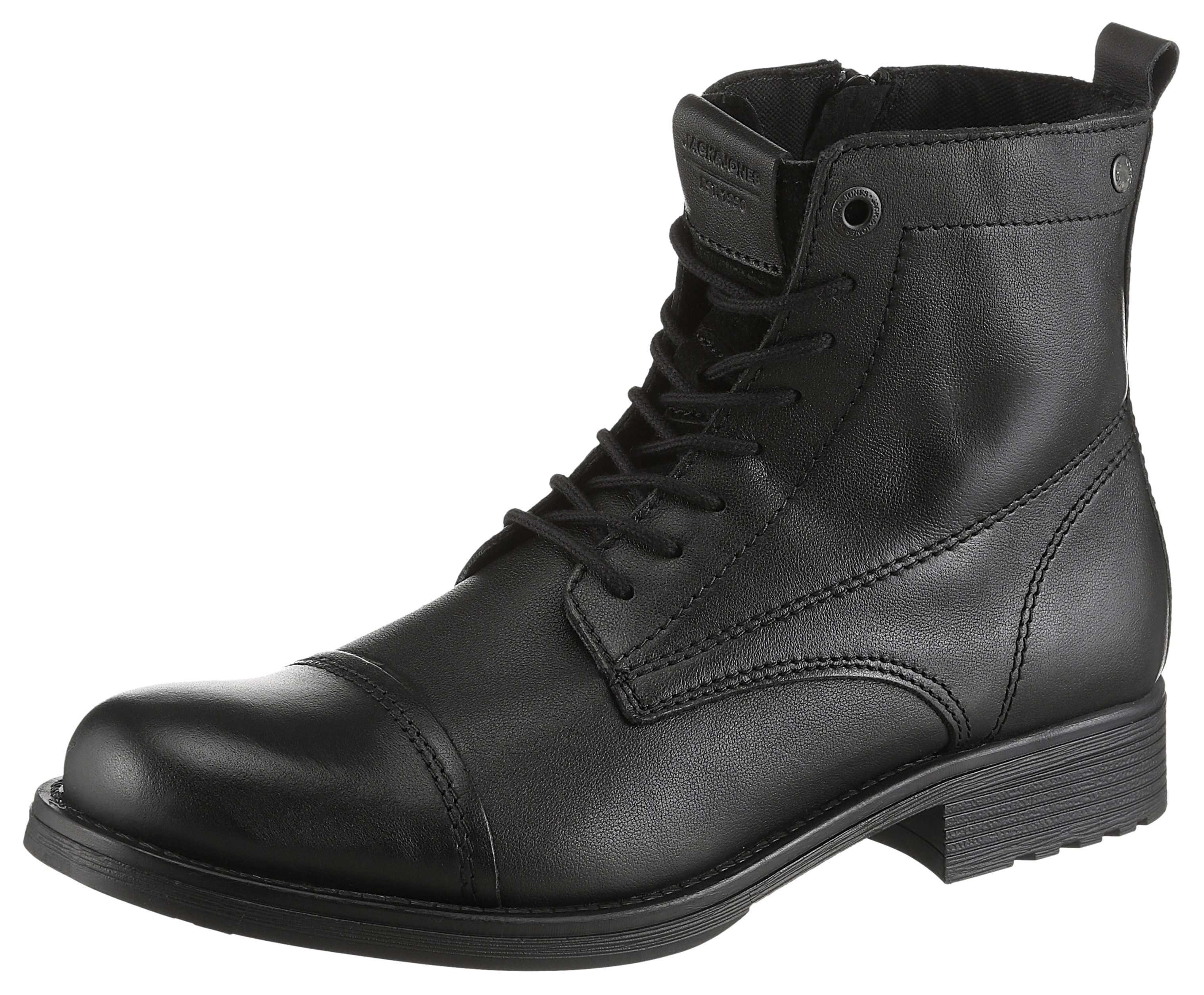 Jack & Jones JFWSHAUN Schnürboots mit Innenreißverschluss