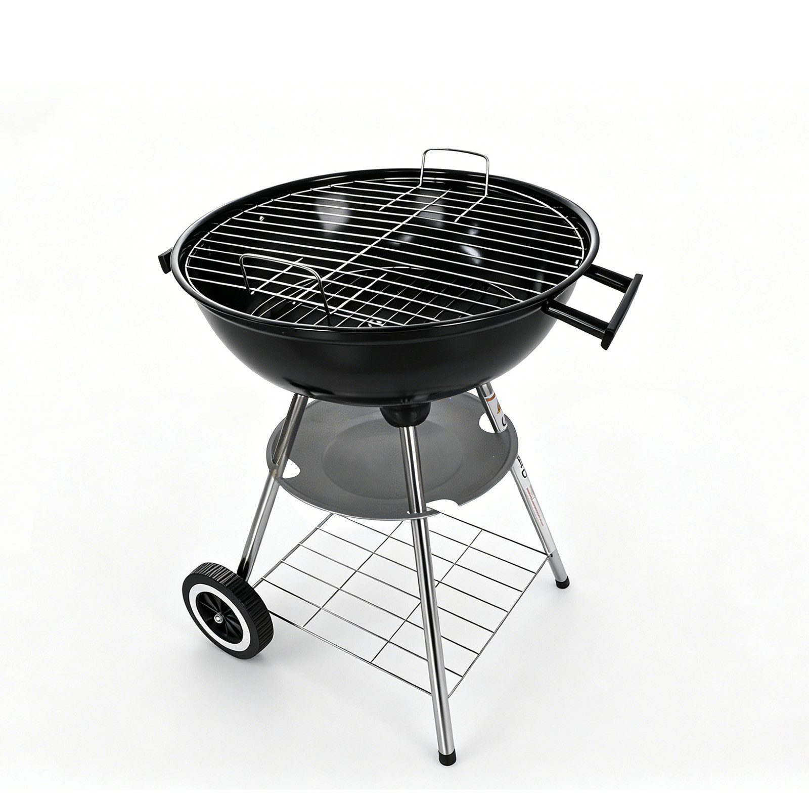 LQWELL Grillrost Barbecue Trolley Grillwagen mit Deckel (Standgrill), für alle, die gerne Familie, Freunde und BBQ-Partys – Bild 5 von 5