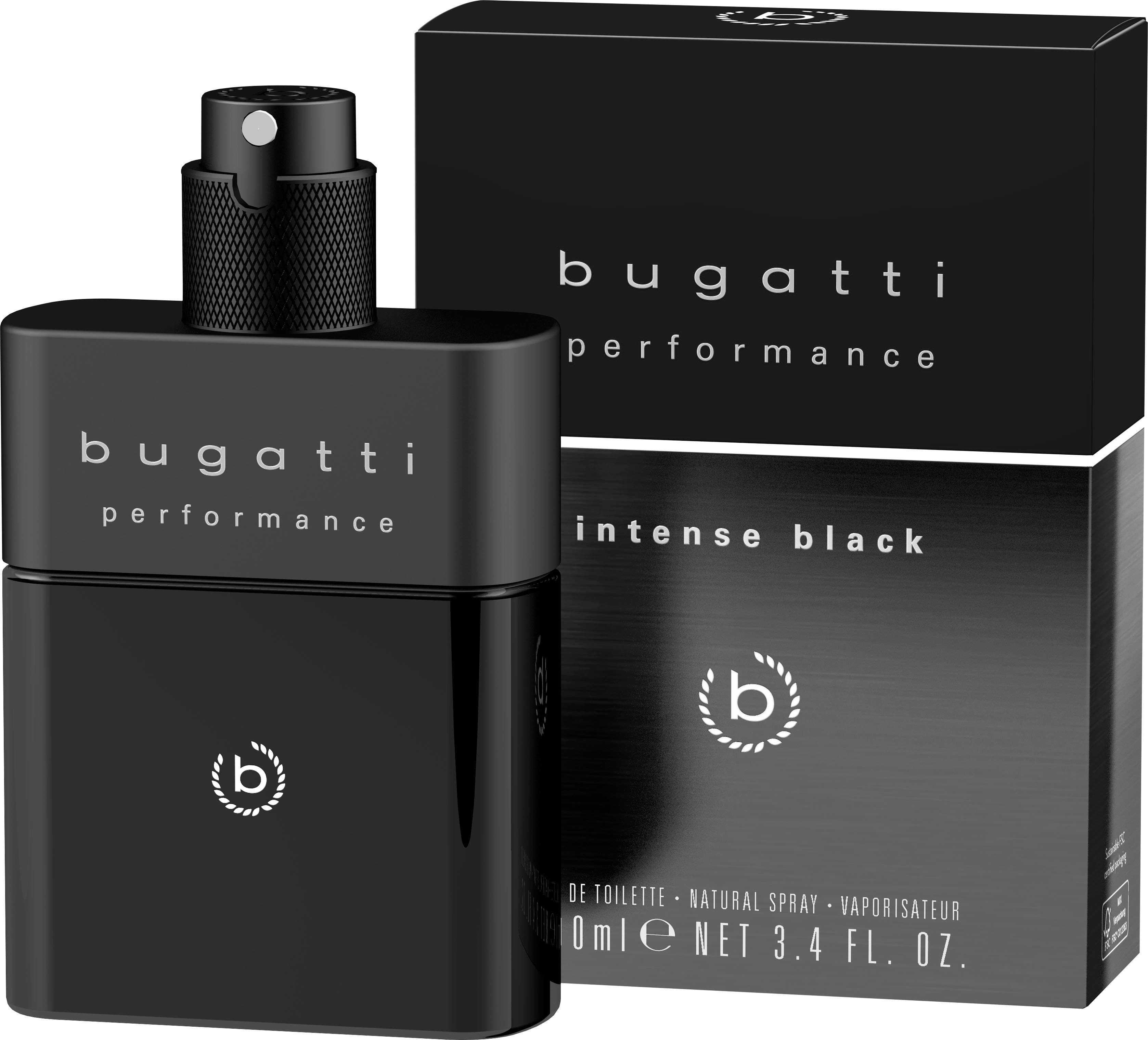 Toilette Eau BUGATTI 100ml Black Performance bugatti Intense de EdT