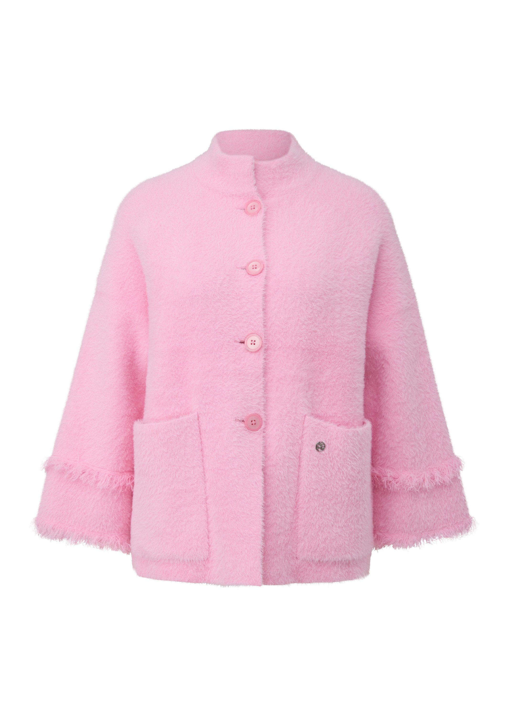 s.Oliver Funktionsjacke Outdoor-Jacke Flauschige Jacke im Loose Fit mit Fra günstig online kaufen