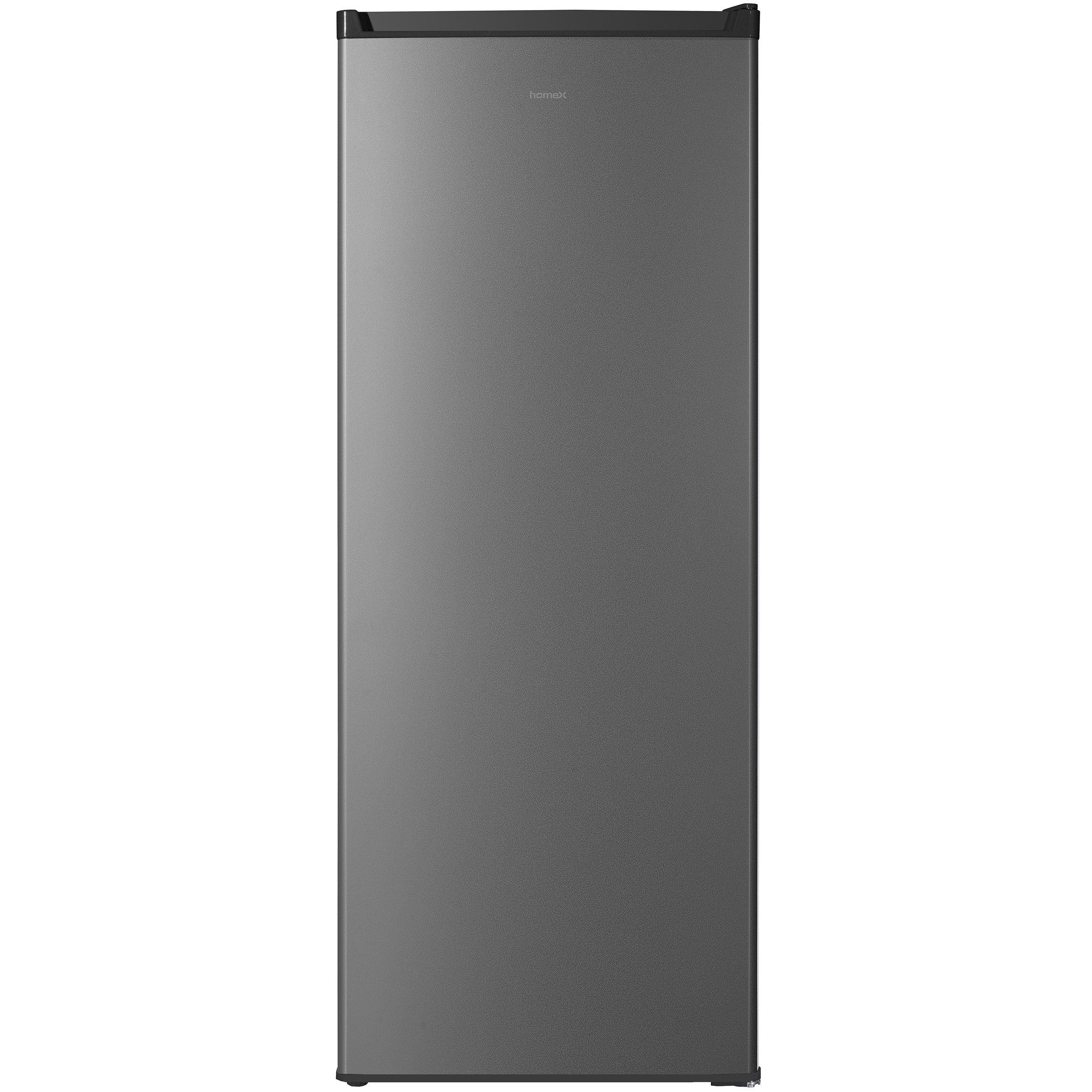 homeX Gefrierschrank FS1682E-S, 142.5 cm hoch, 54.5 cm breit, 168 Liter, Tiefkühlschrank groß, Freezer, 4-Sterne Gefrieren, leise