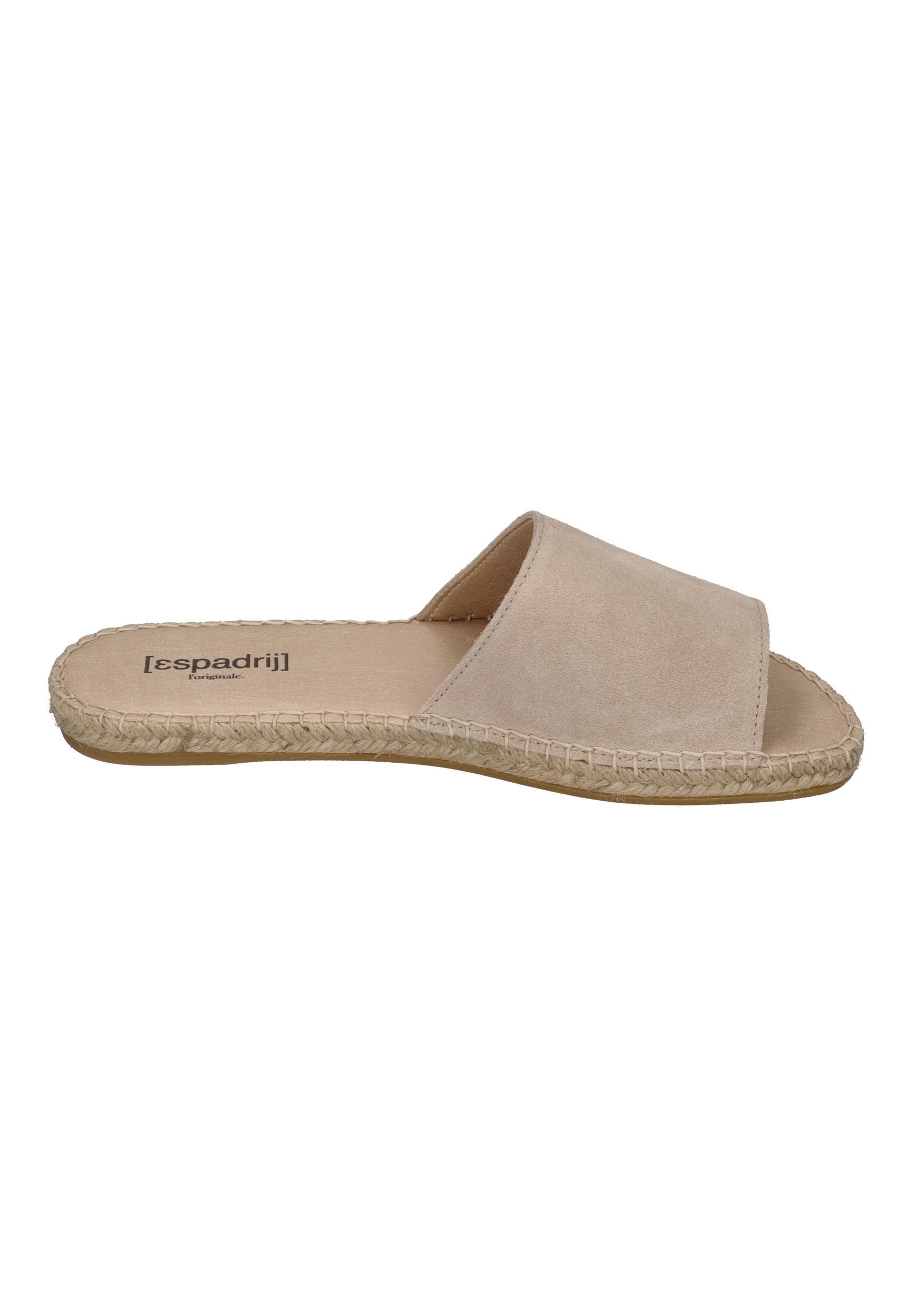 espadrij l´originale PLAGE VELOUR Pantolette Beige