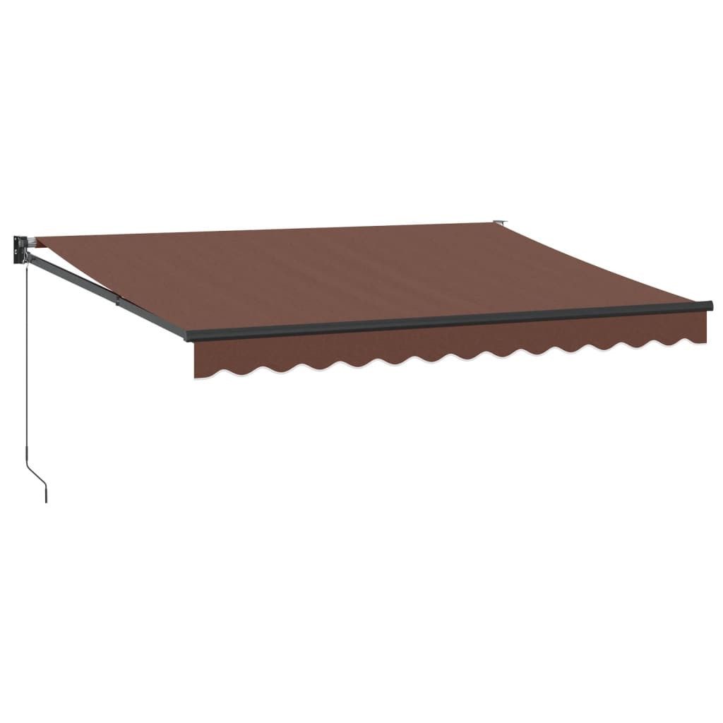 vidaXL Markise Markise Manuell Braun 350x250 günstig online kaufen