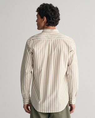 Gant Langarmhemd Herren Freizeithemd aus Popeline Regular Fit (1-tlg)
