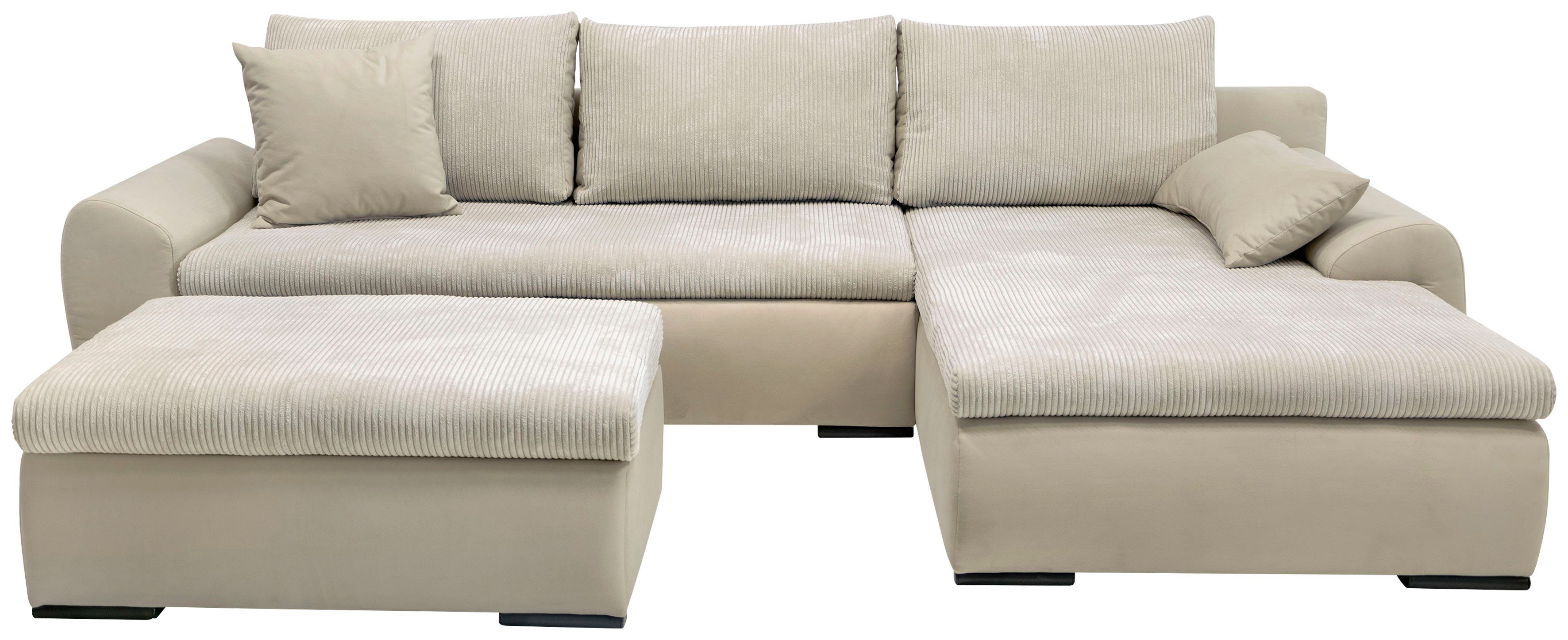 Bettkasten mit und wahlweise Win, affaire Home Ecksofa Bettfunktion