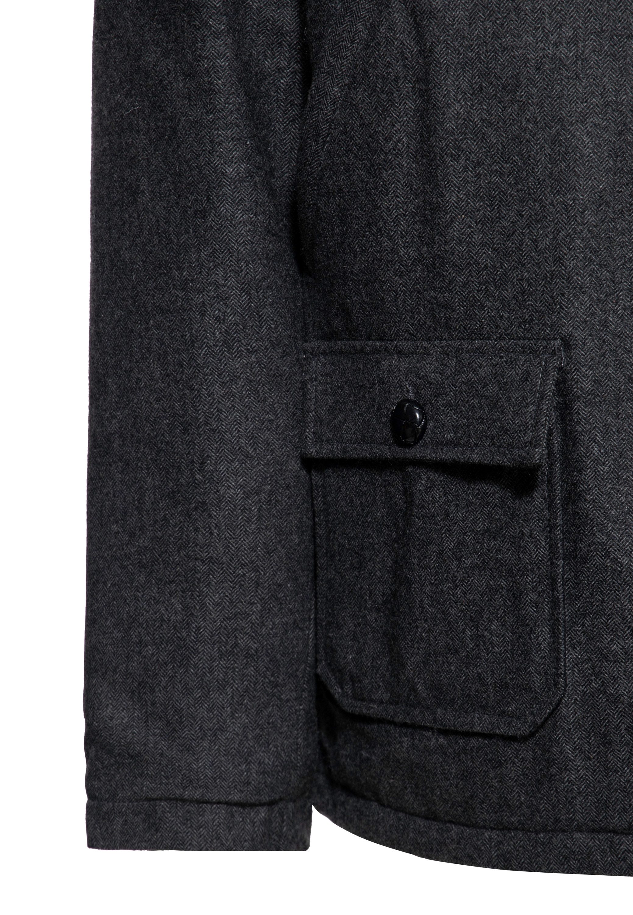 KingKerosin Winterjacke (1-St) mit Fischgrat