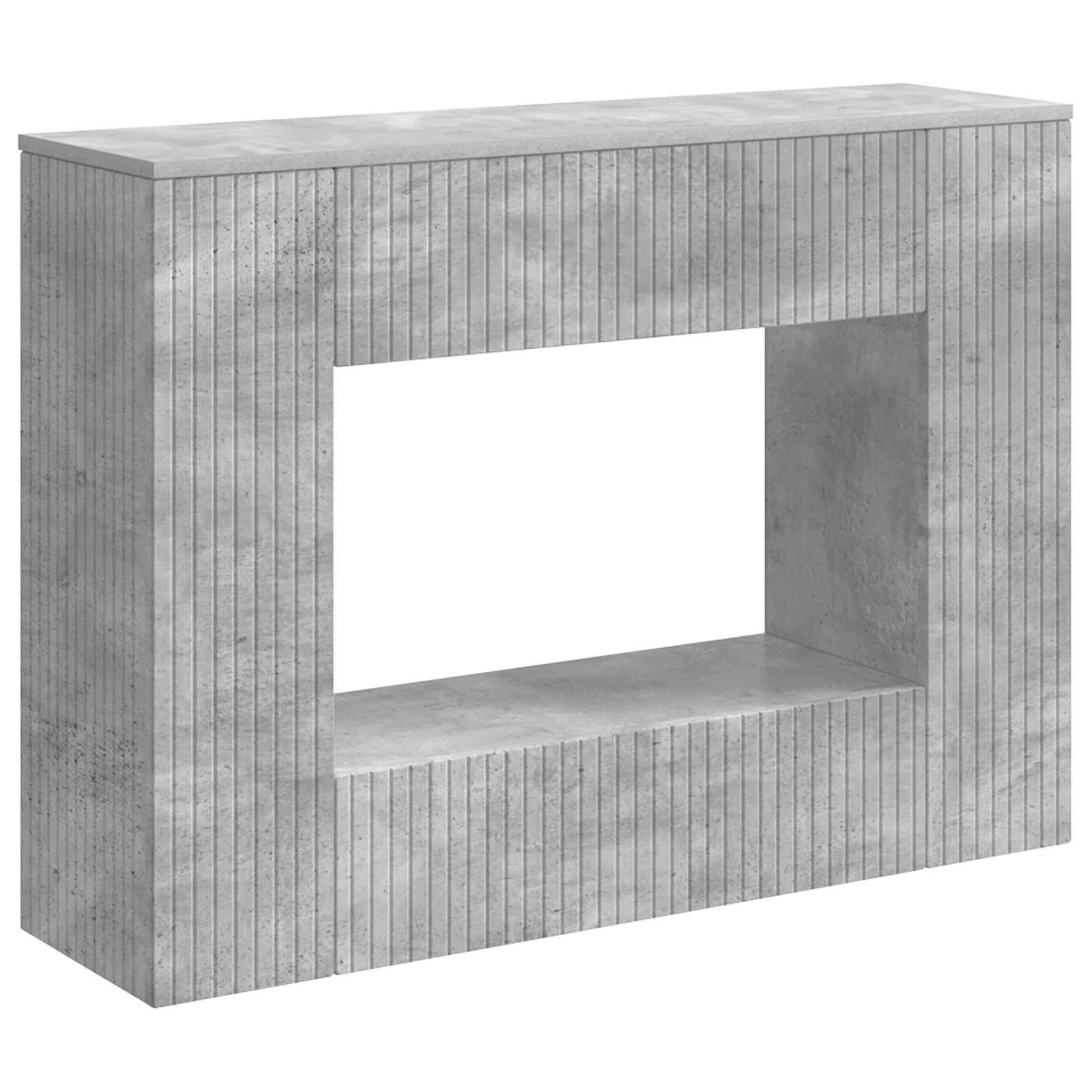 vidaXL Konsolentisch 101 x 29 x 74 cm Konsolentisch Betongrau 101x29x74 cm Spanplatte