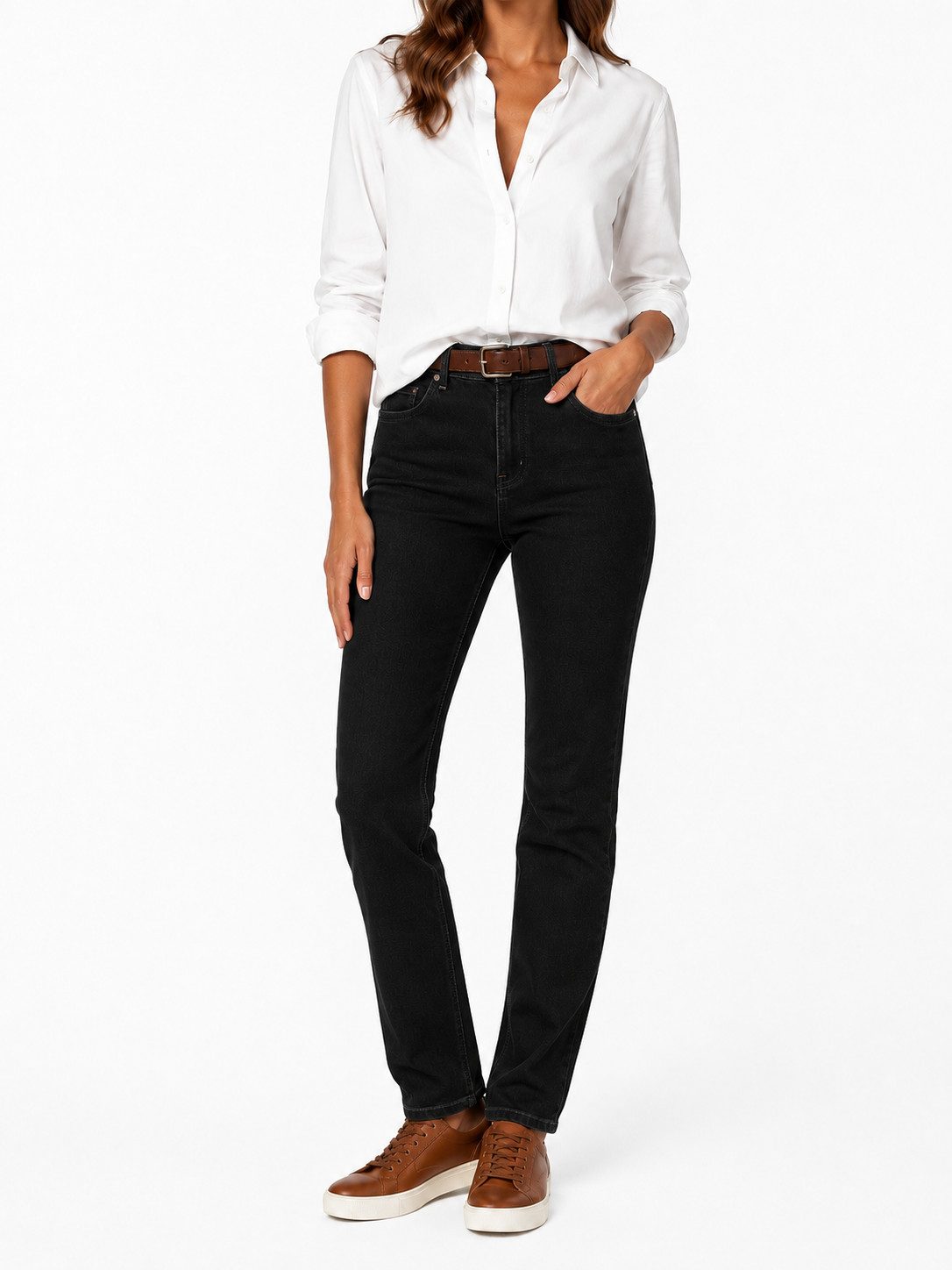 STARK DIE HOSE Stretch-Jeans GRETA-Damen Jeans mit Dehnbund,5-Pocket, normaler Oberschenkel Eine gelungene Weiterentwicklung des beliebten ZERRES-Vorgängers