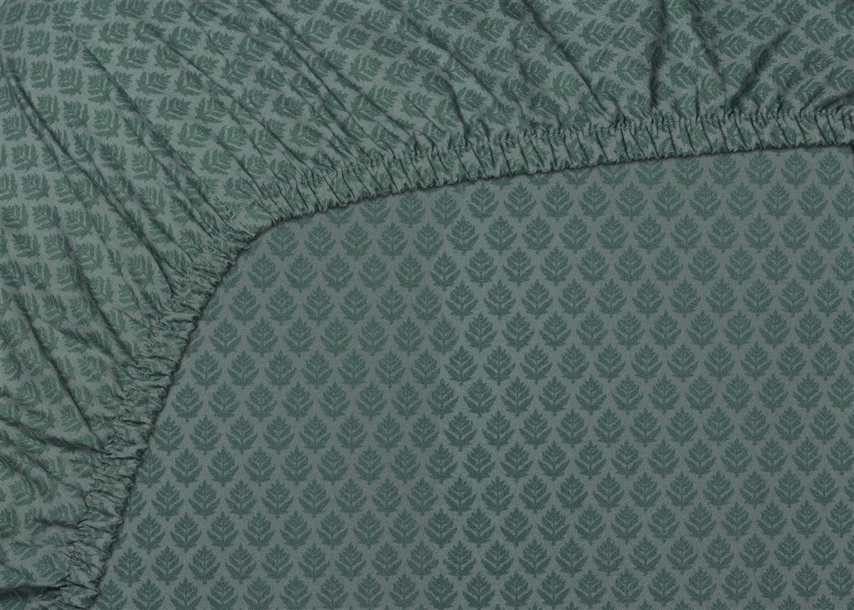 PiP Studio Spannbettlaken Thousand Leaves_Blue Grey_UV_UV_90x200 günstig online kaufen
