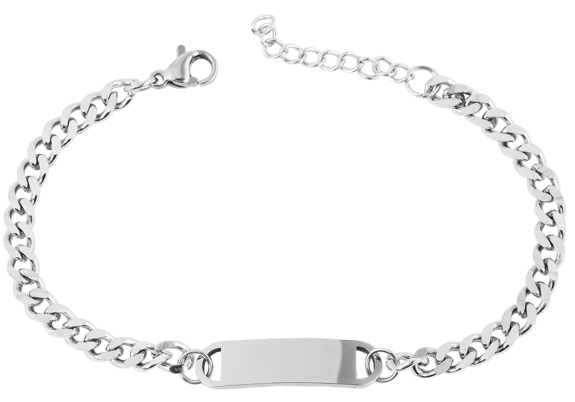 Armband Armband – Panzerarmband aus Edelstahl 17+3 cm