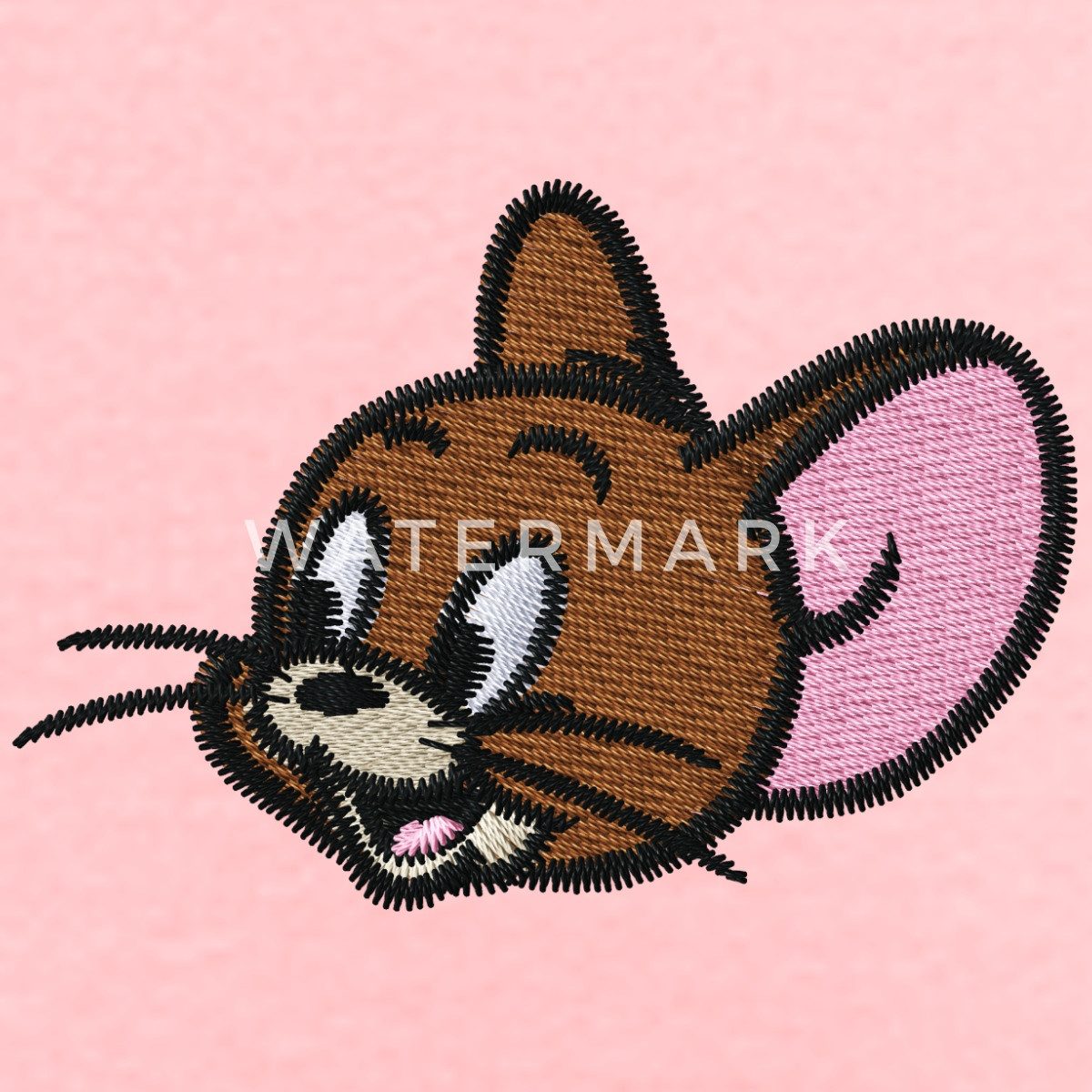 Spreadshirt Hoodie Tom & Jerry Jerry Als Stick-Design Kinder Premium Hoodie (1-tlg)