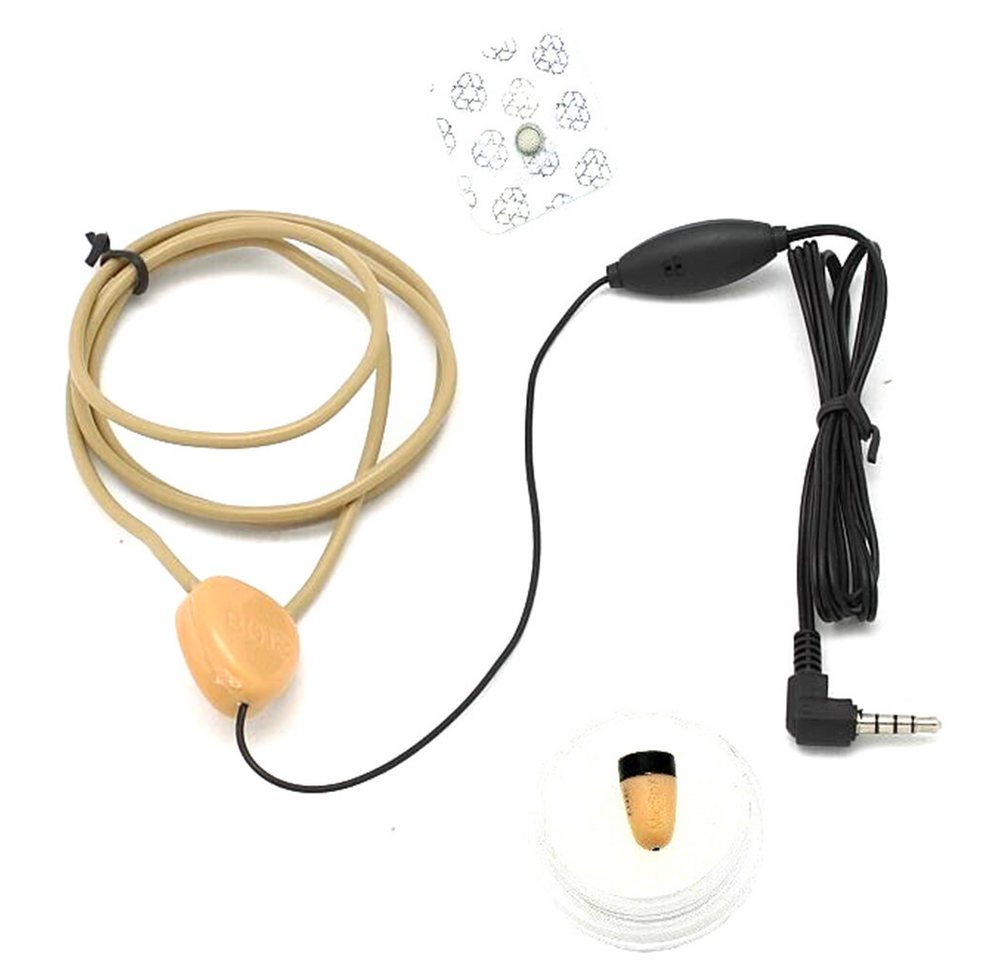 SpionProfi 3,5mm Klinke Mini Kopfhörer Hörer Prüfung Telefon Spionage Musik Hören Headset (Mini Spy Headset Set Hörer Kopfhörer Spionage Prüfung Schule Test)