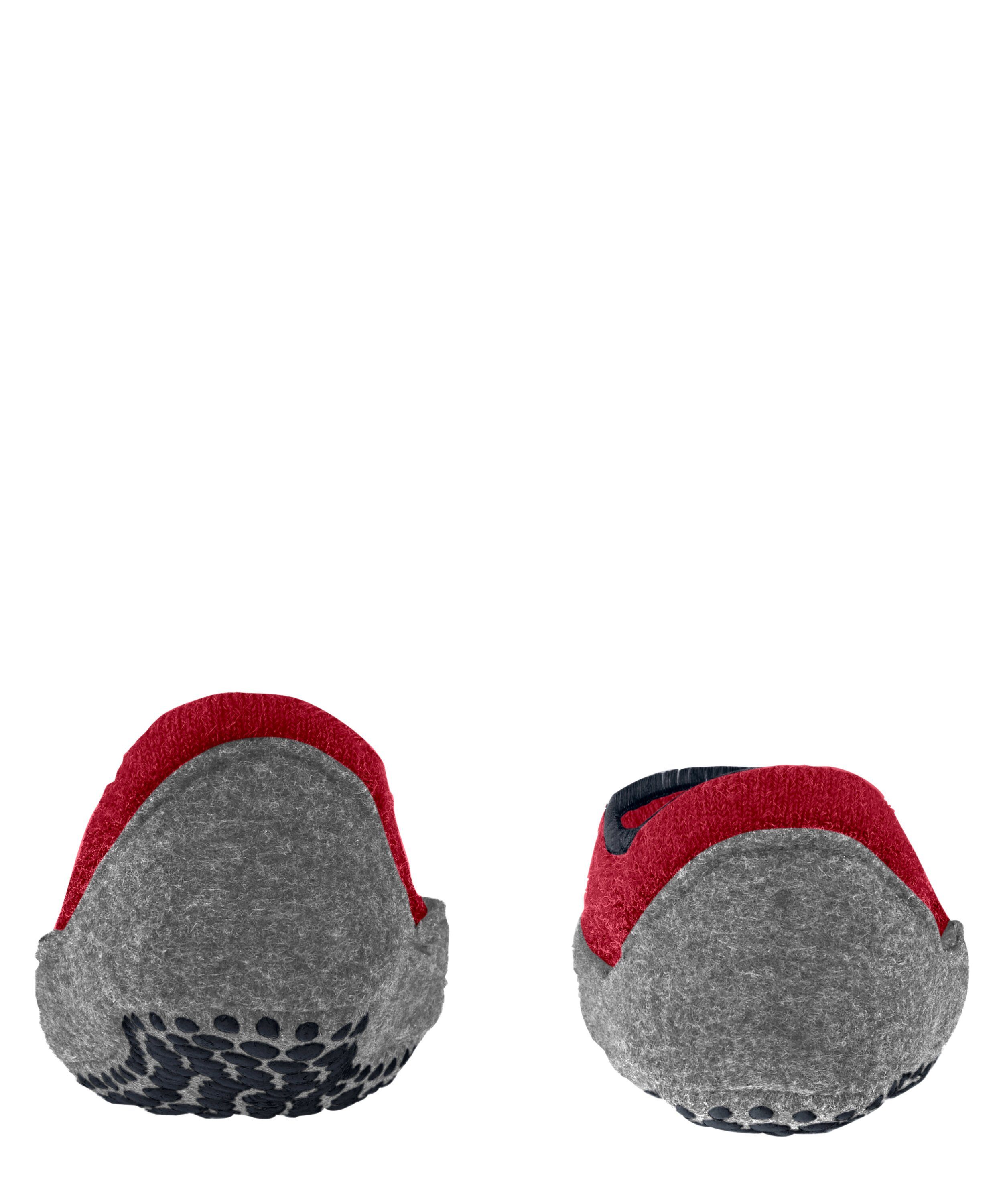 FALKE Sneakersocken Cosyshoe (1-Paar) aus Merinowolle red Noppendruck mit (8074) pepper